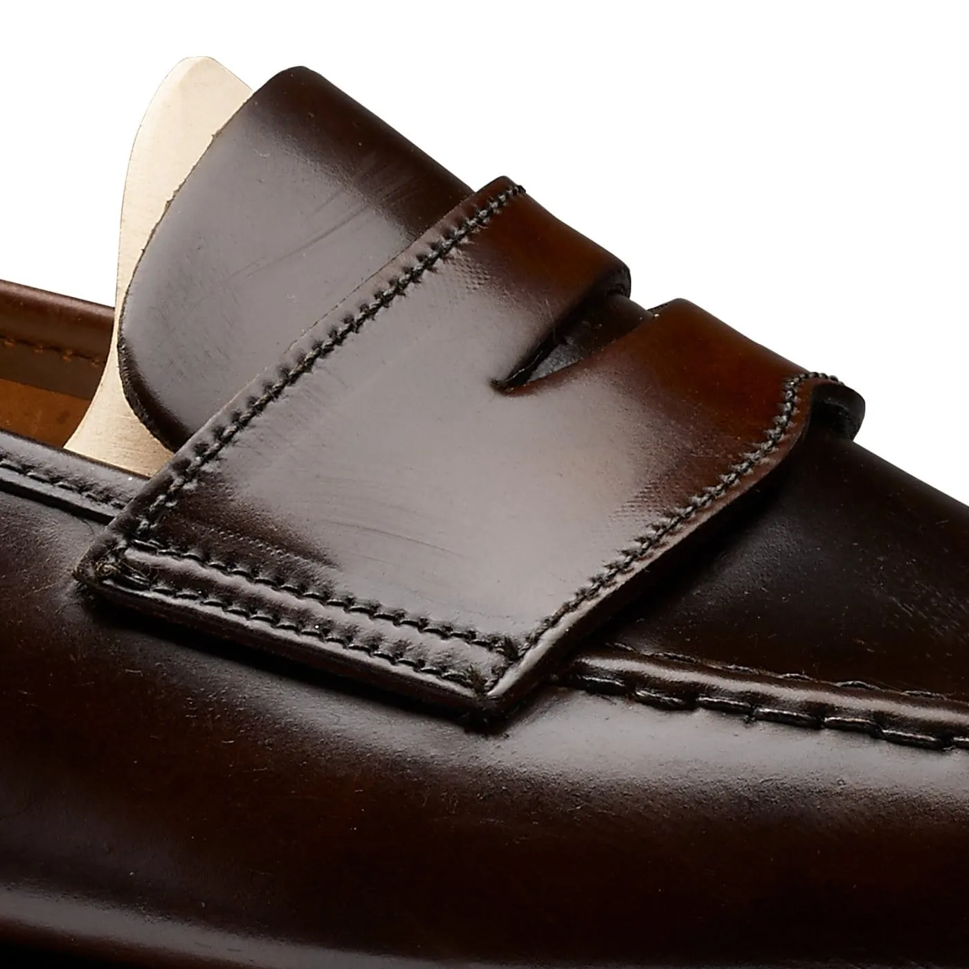 Chrome-Tanned Harvard Dark Brown Cordovan
