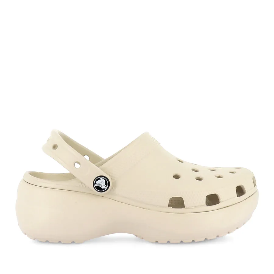 CLASSIC PLATFORM CLOG - BONE Comfort Walk Shoes