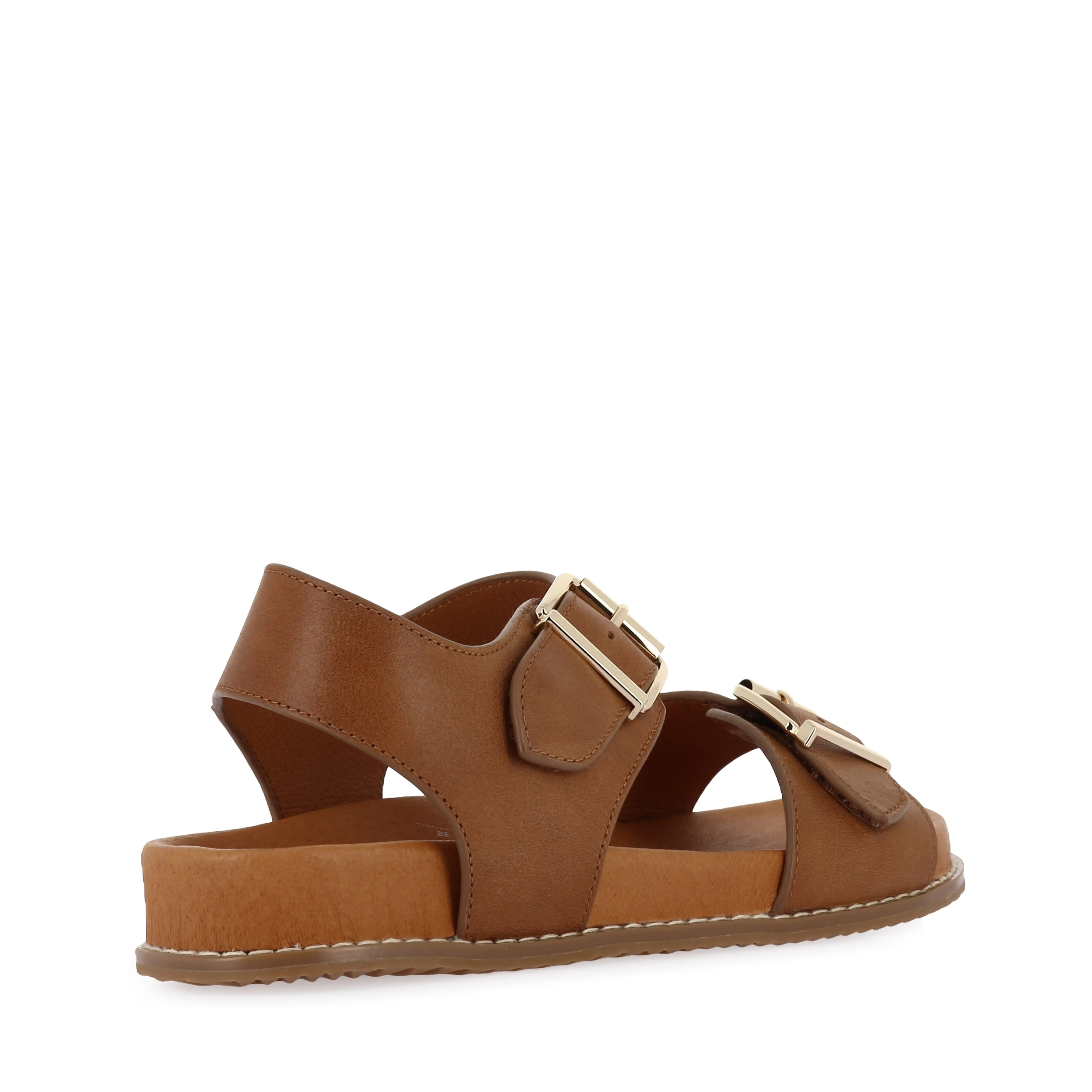 Flexible Flats Outdoor Wear HASTICE W - TAN LEATHER