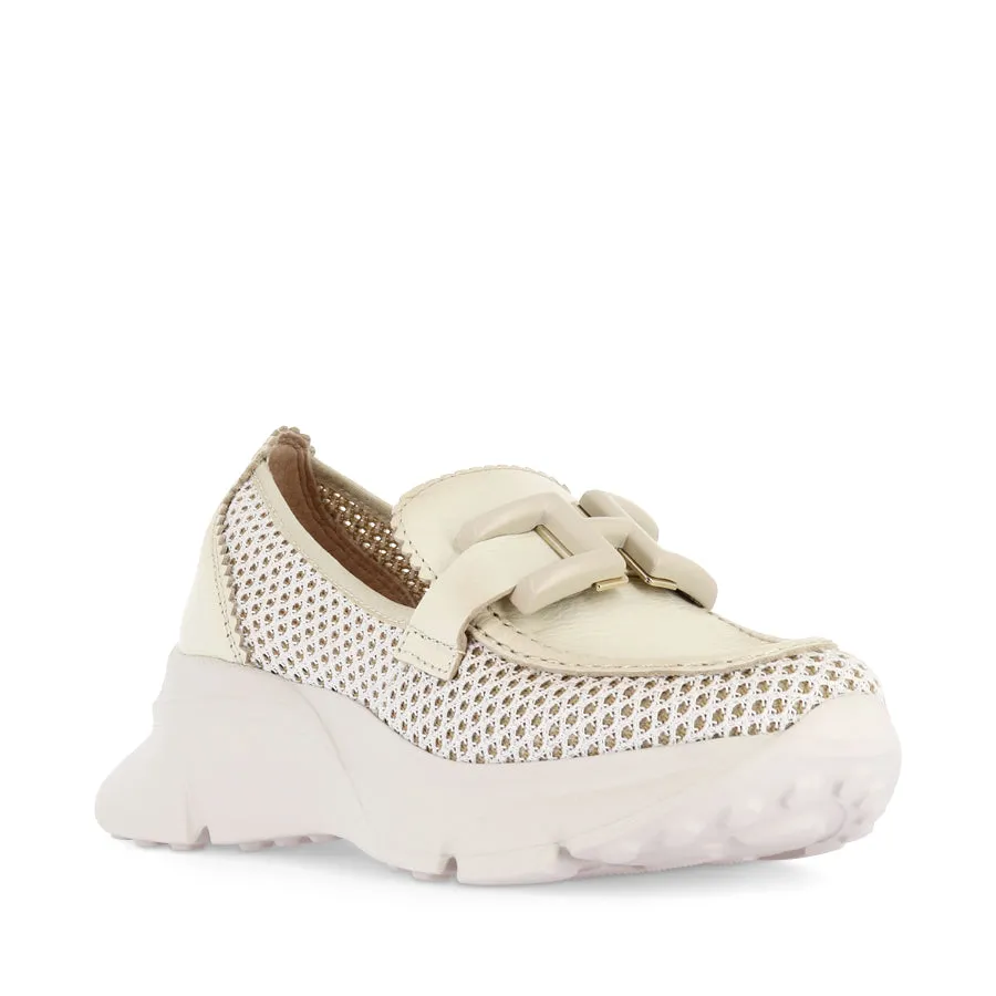 HAWAI - WHITE LEATHER Street Trend Practical Design
