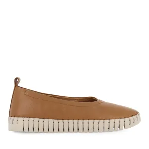 HEATON - TAN LEATHER Smile Time Timeless Footwear