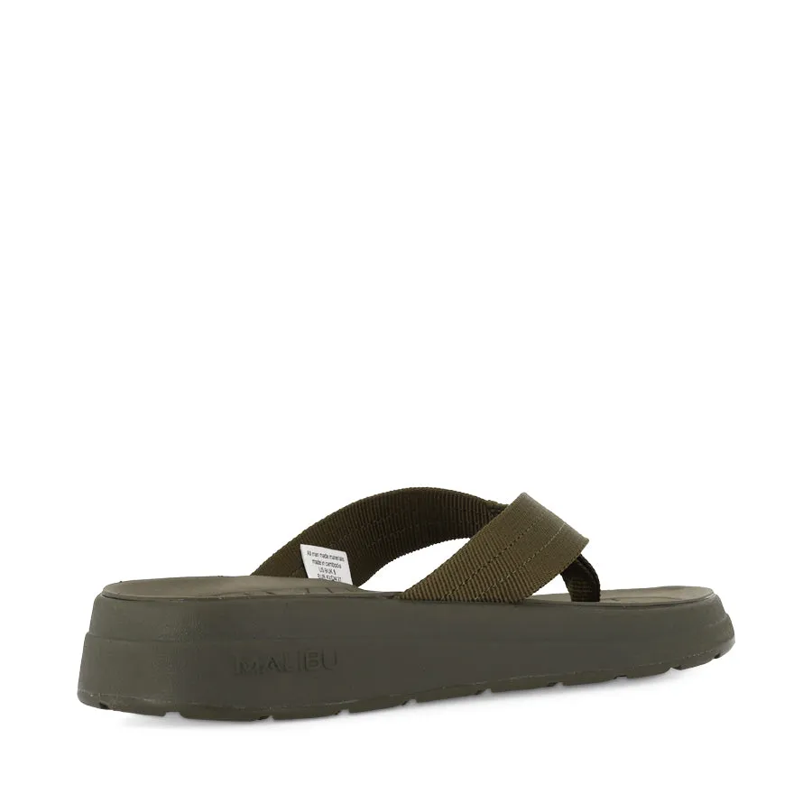 Padded collar SURFRIDER - OLIVE/OLIVE POLYESTER