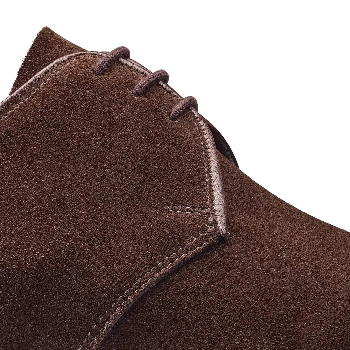 Helston 2 Dark Brown Suede Soft Cushioning