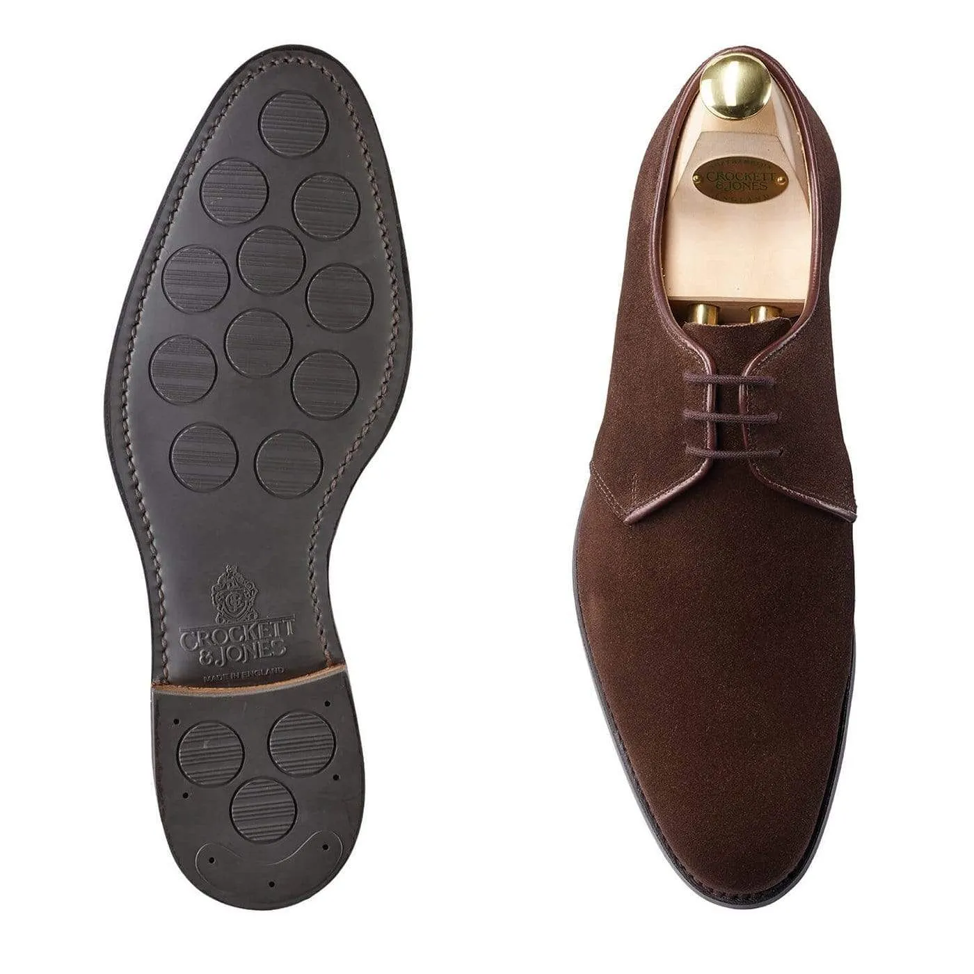Step Smooth Helston 2 Dark Brown Suede