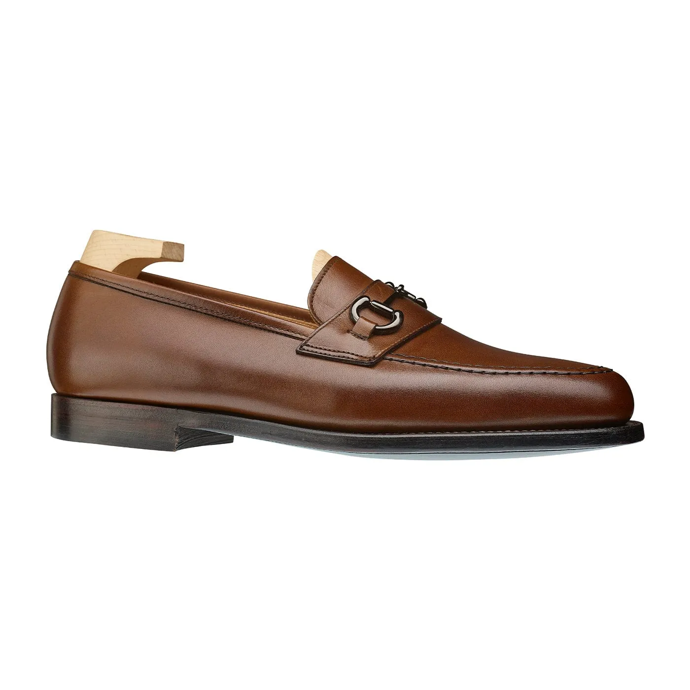 Hendon 2 Dark Brown Burnished Calf Soft Leather Slip-ons Clean Steps