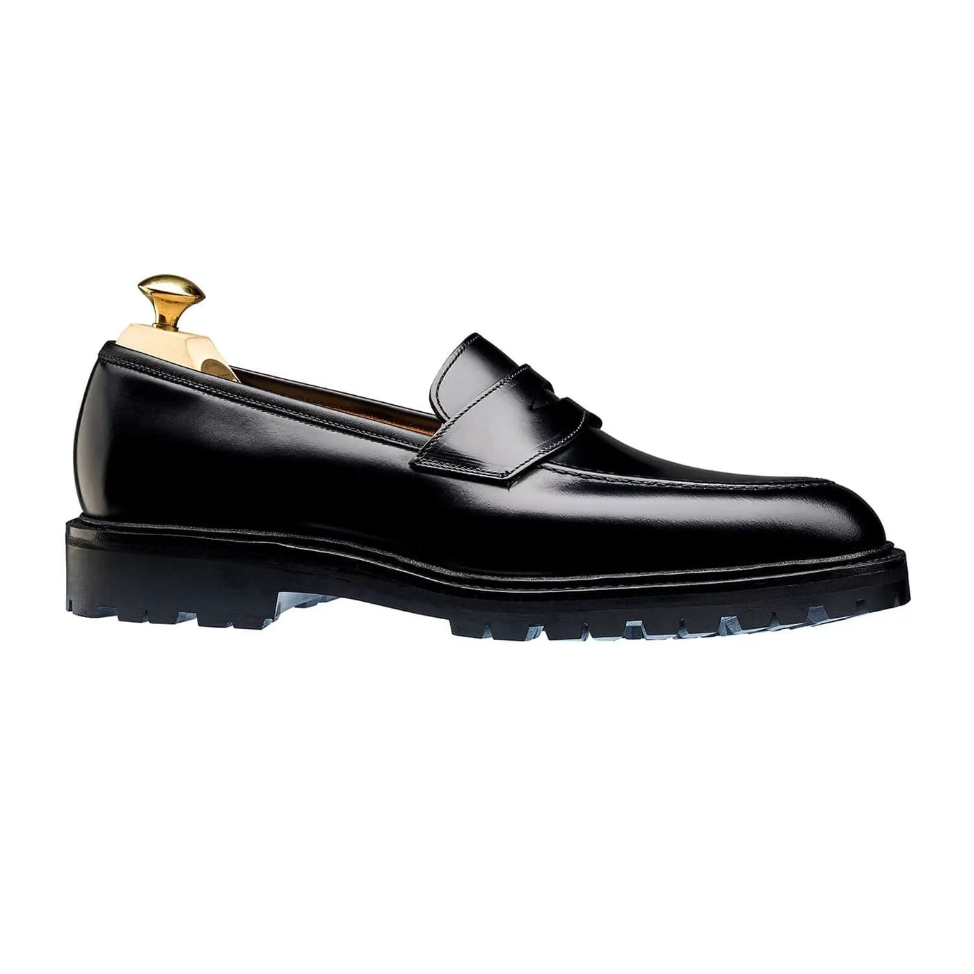 Preppy Mood Seaside Trip Henley 3 Black Cavalry Calf