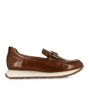 Minimalist Style HETTIE - TAN PATENT LEATHER