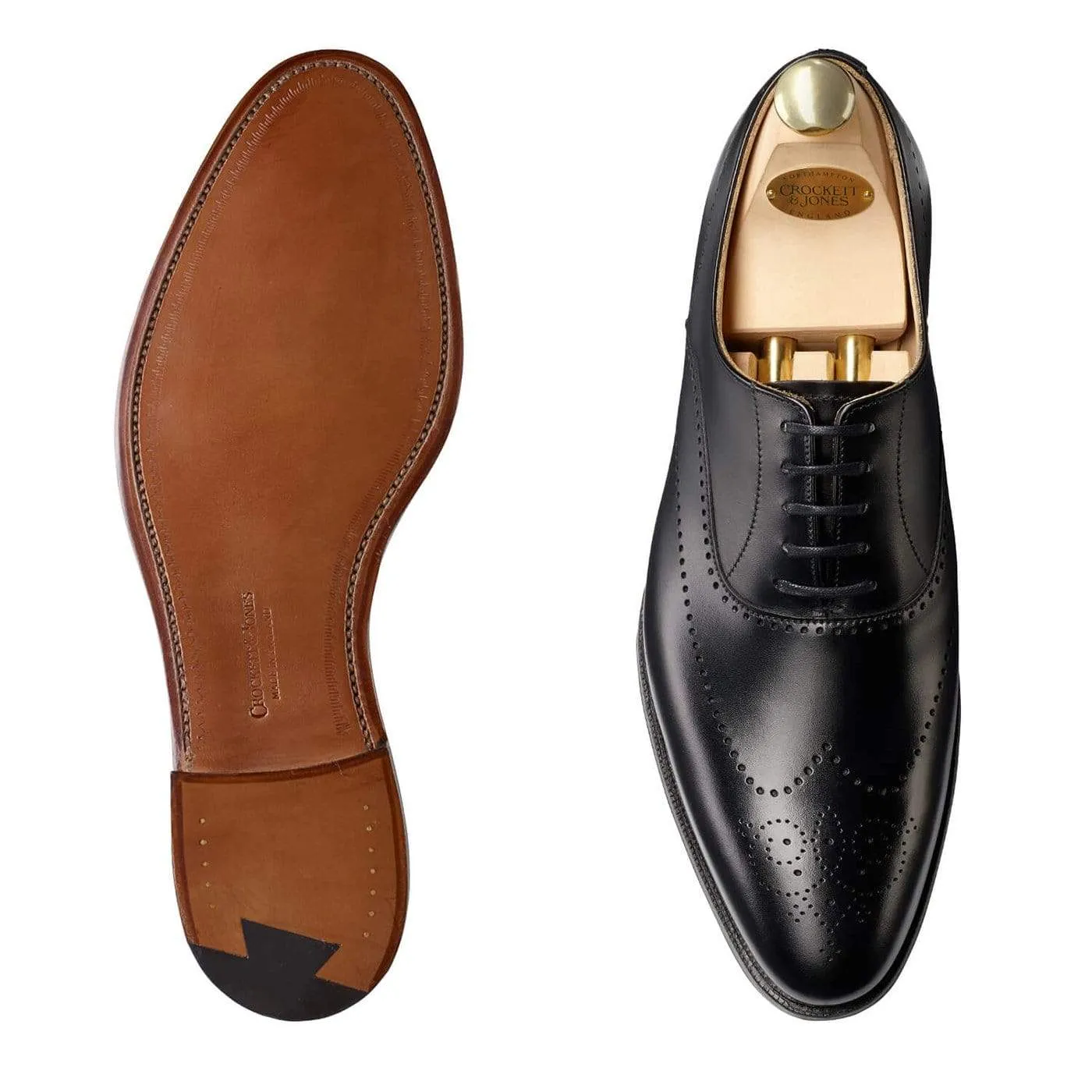 Corporate Oxfords Optimal Performance Weybridge Black Calf