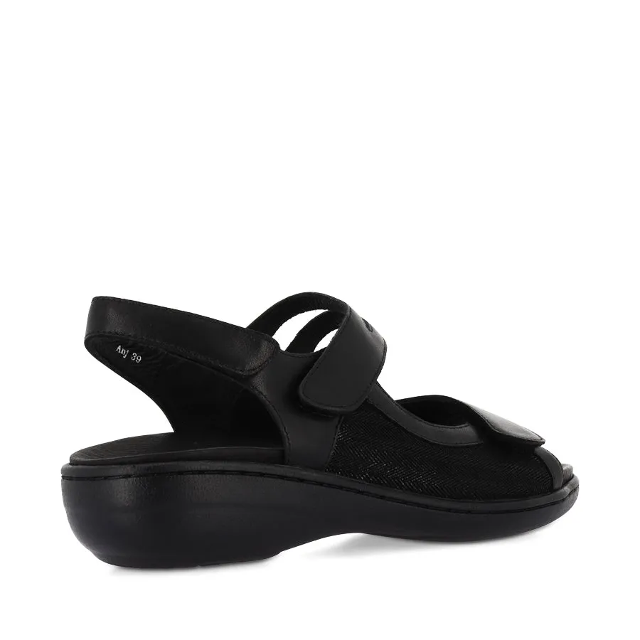 Durable Sole ANJ - BLACK STRETCH
