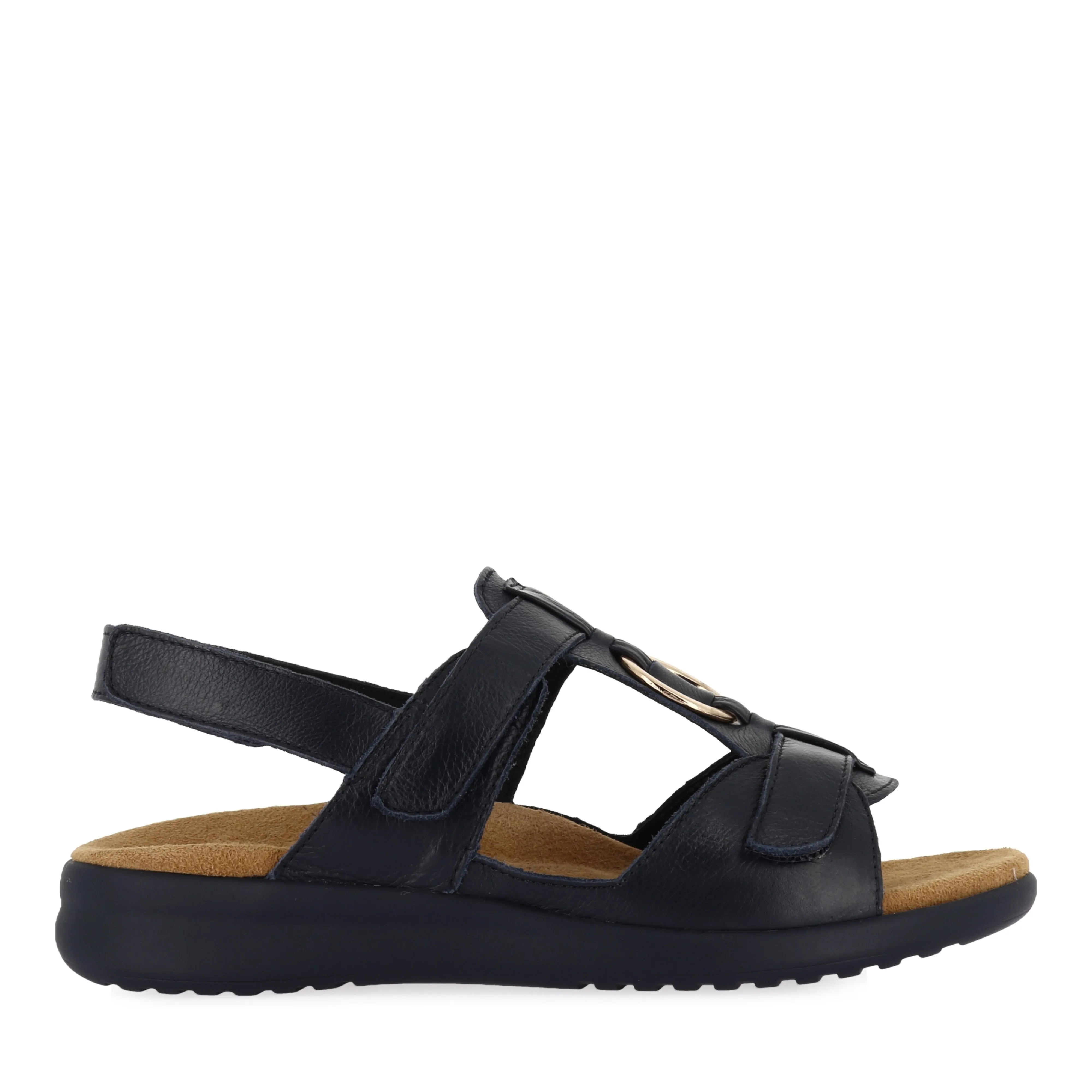 Chic Vacation Sandals BRISA XW - NAVY LEATHER