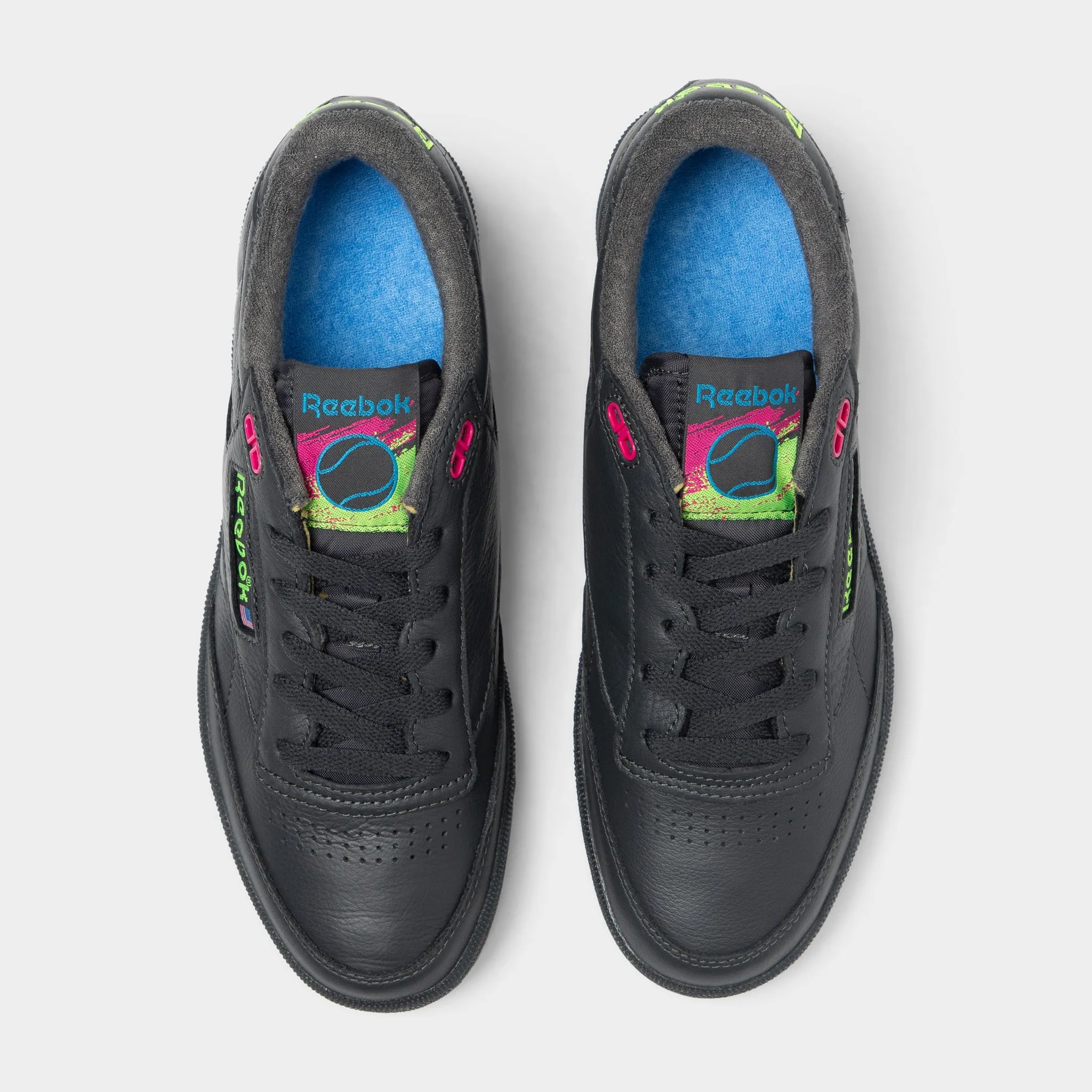 toe - bumper Unique Design Reebok Club C Black / Volt