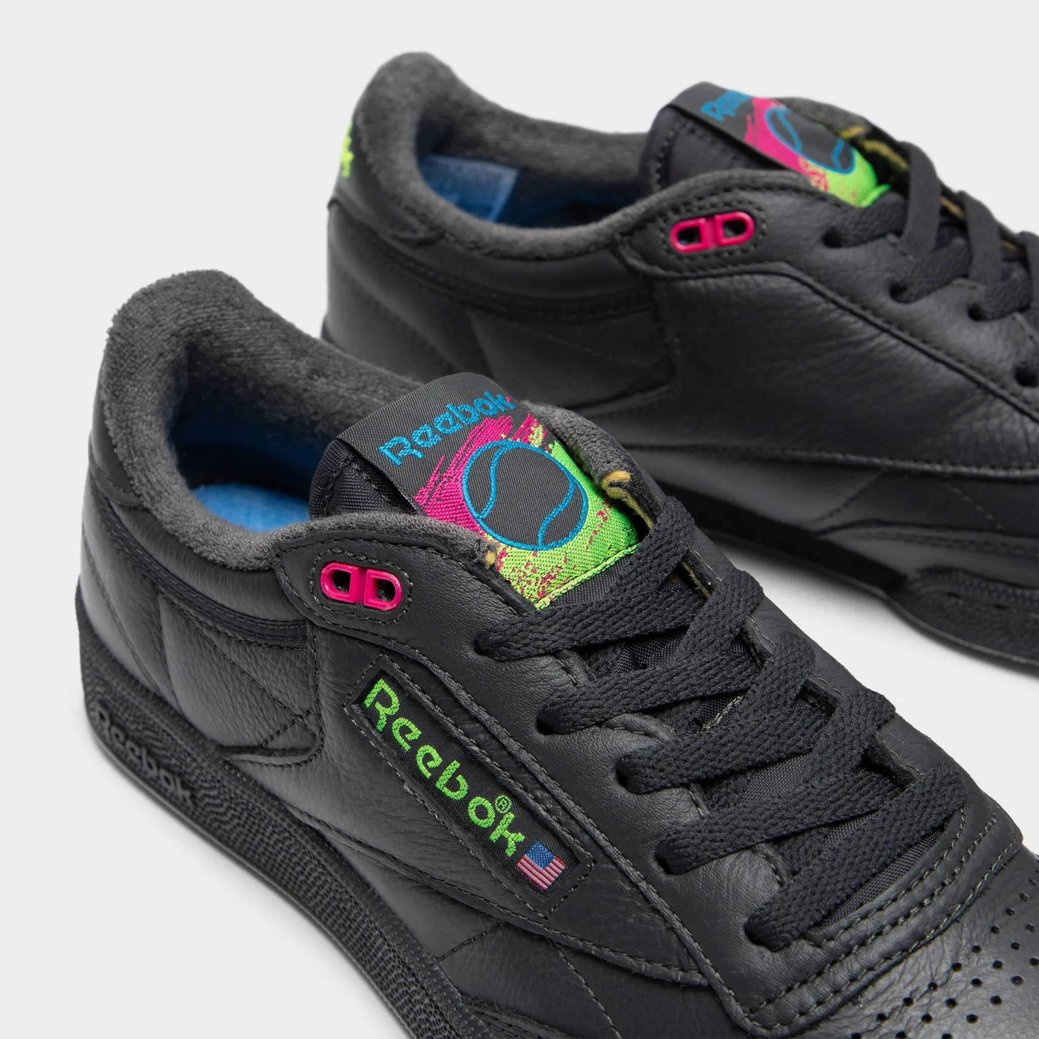 morning Reebok Club C Black / Volt