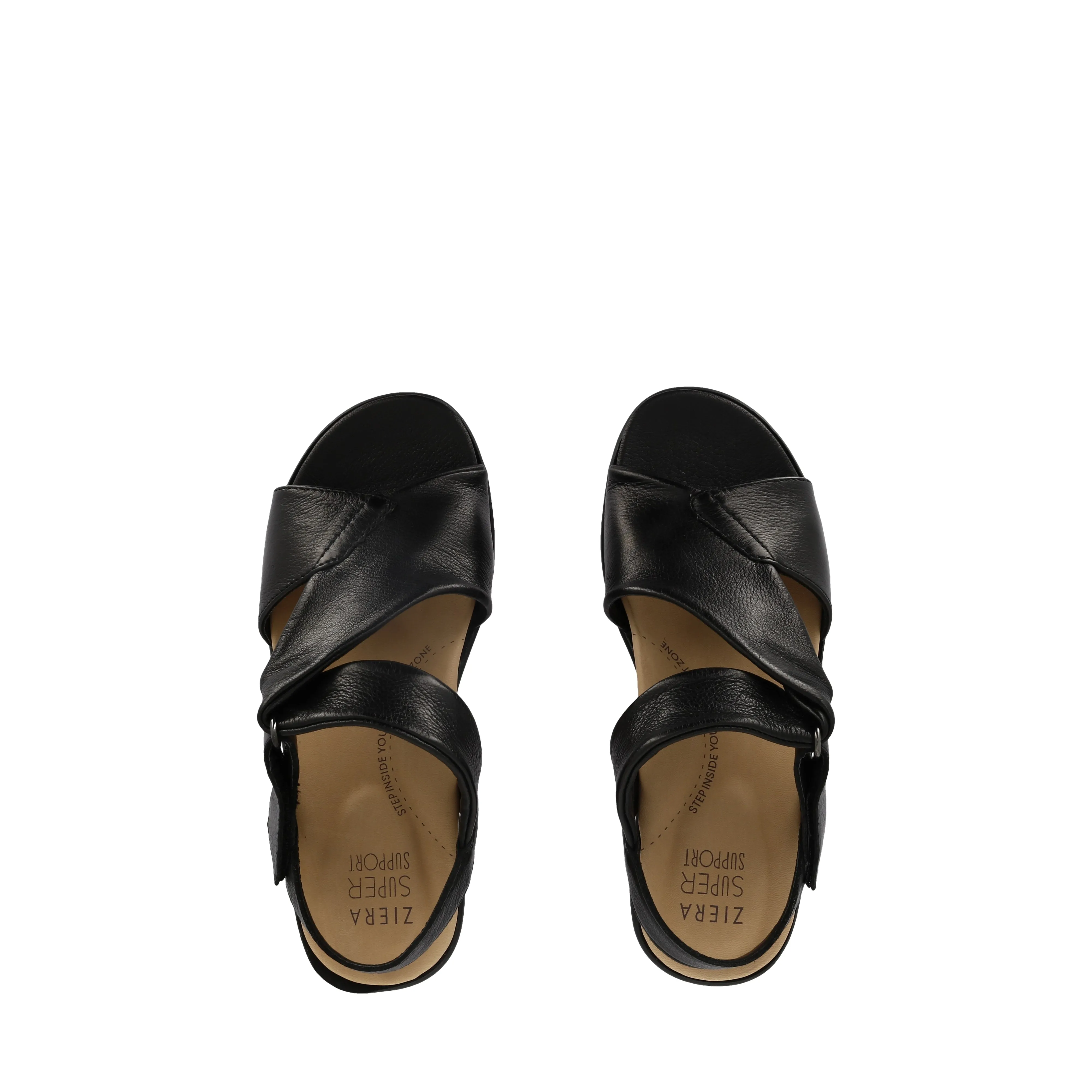 Sunshine Walk NAZLY 2 XW - BLACK BLACK LEATHER