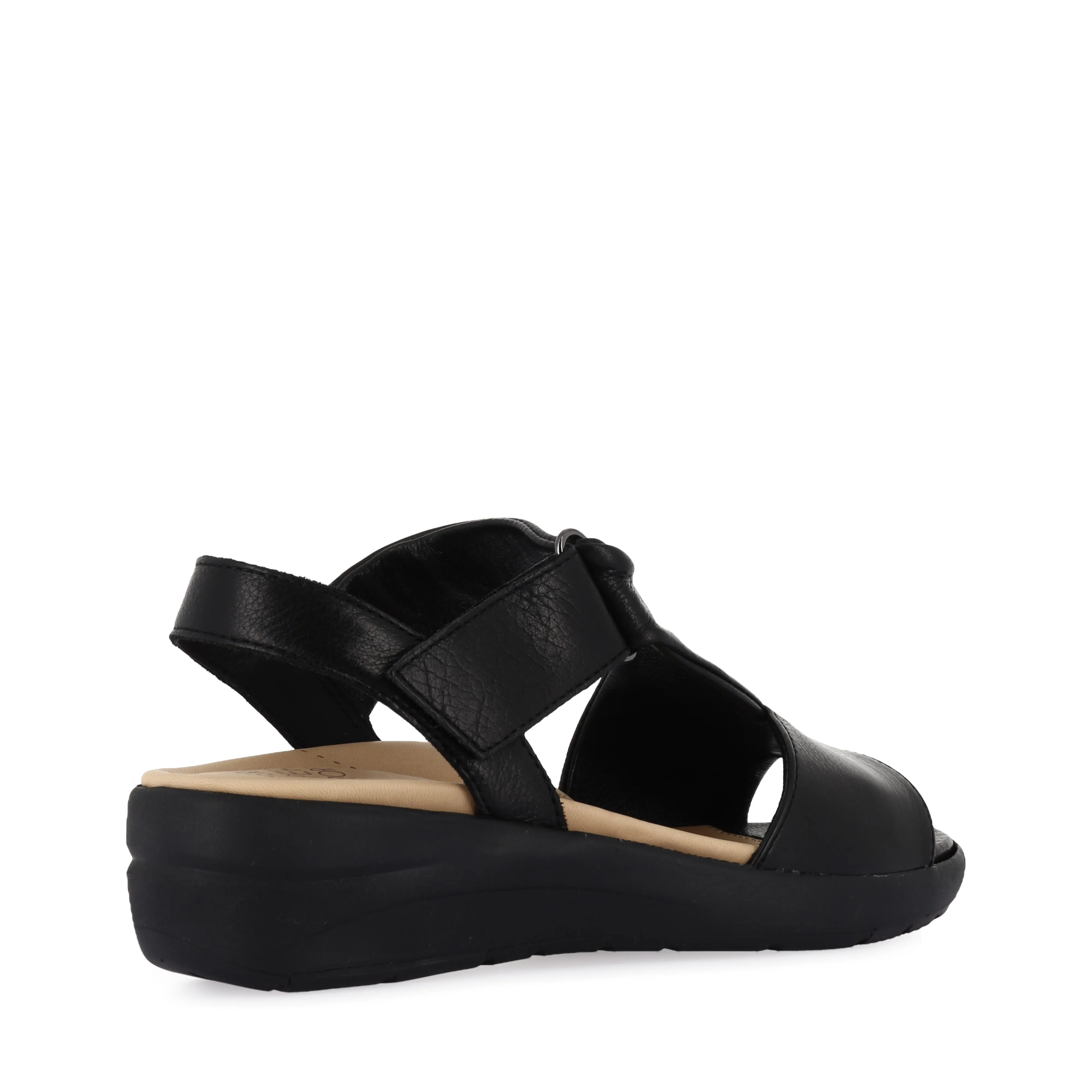NAZLY 2 XW - BLACK BLACK LEATHER Foot Friendly