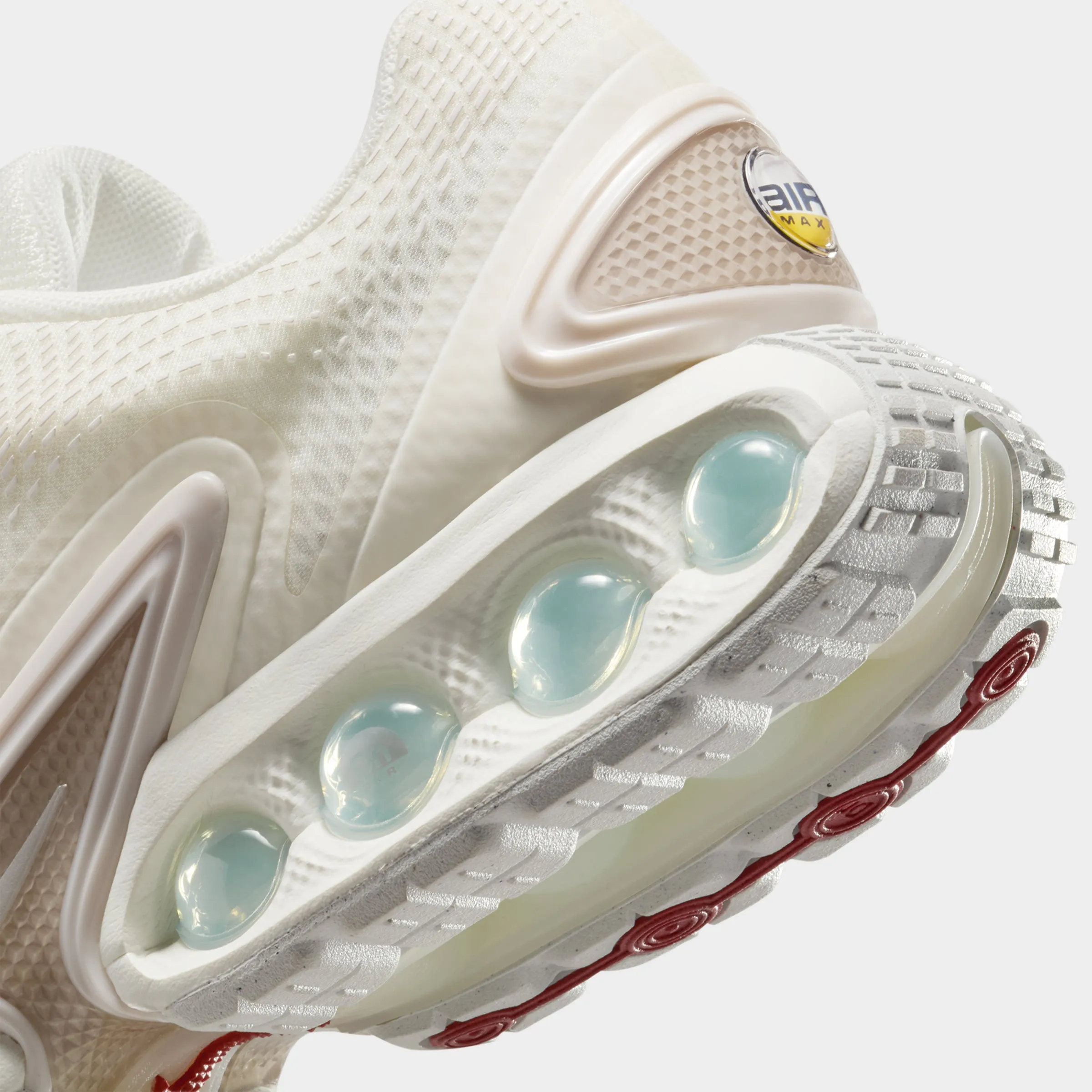Lace Closure Quick Ride Nike Women's Air Max DN SE Sail / Light Soft Pink - Fossil Stone