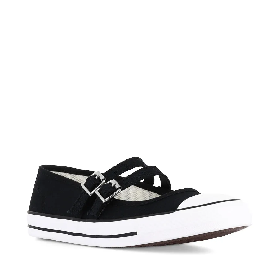ALL STAR DAINTY MARY JANE SLIP - BLACK/EGRET/BLACK Harvest Glow