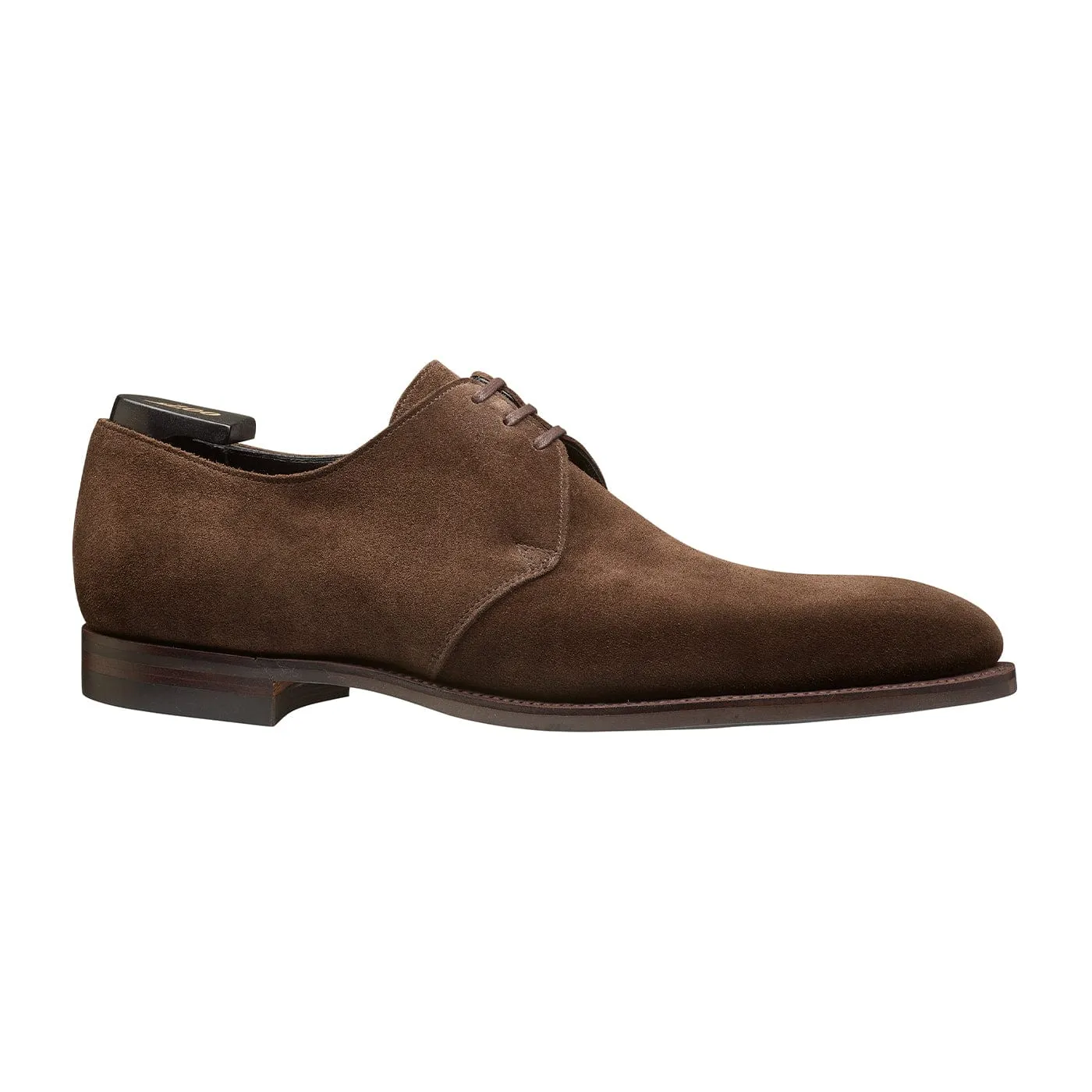 Highbury 2 Dark Brown Calf Suede Open Plaza