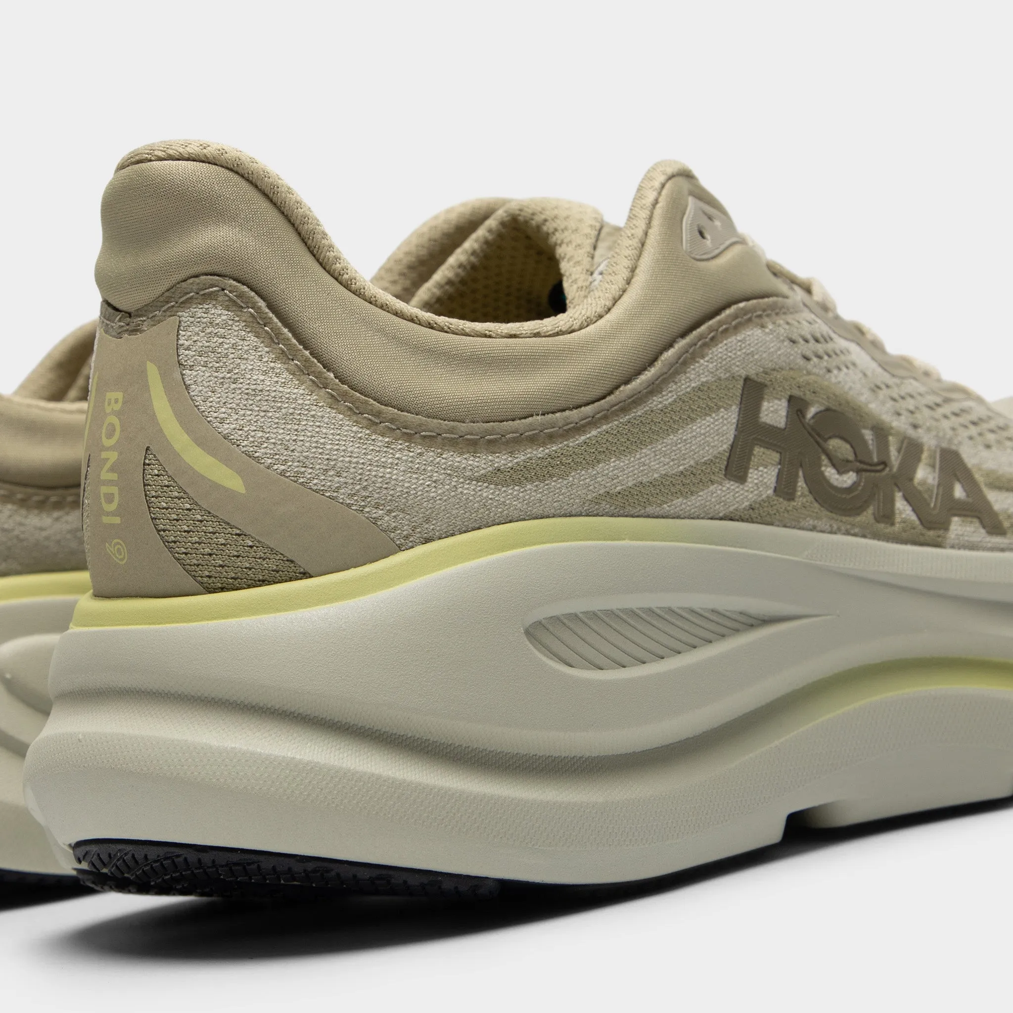 Comfortable Design Features Casual Athletic Hoka Bondi Green / Brown