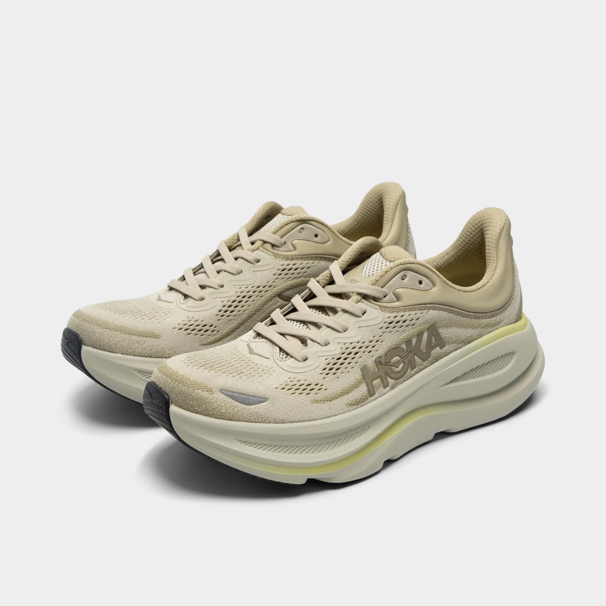 Responsive Hoka Bondi Green / Brown