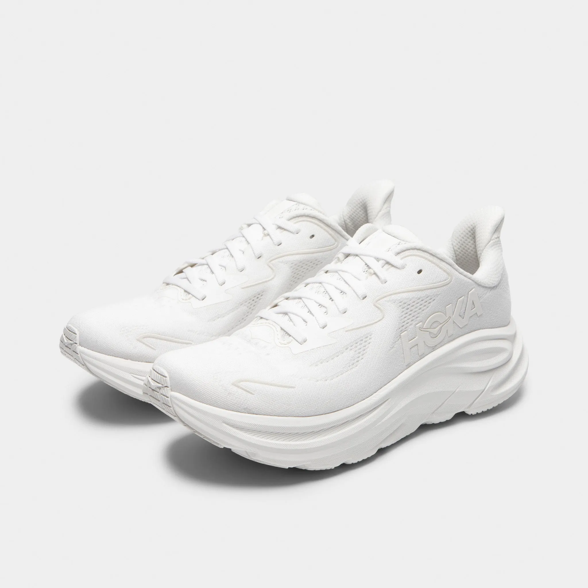 Vibe Street waterproof Hoka Clifton 10 White / White