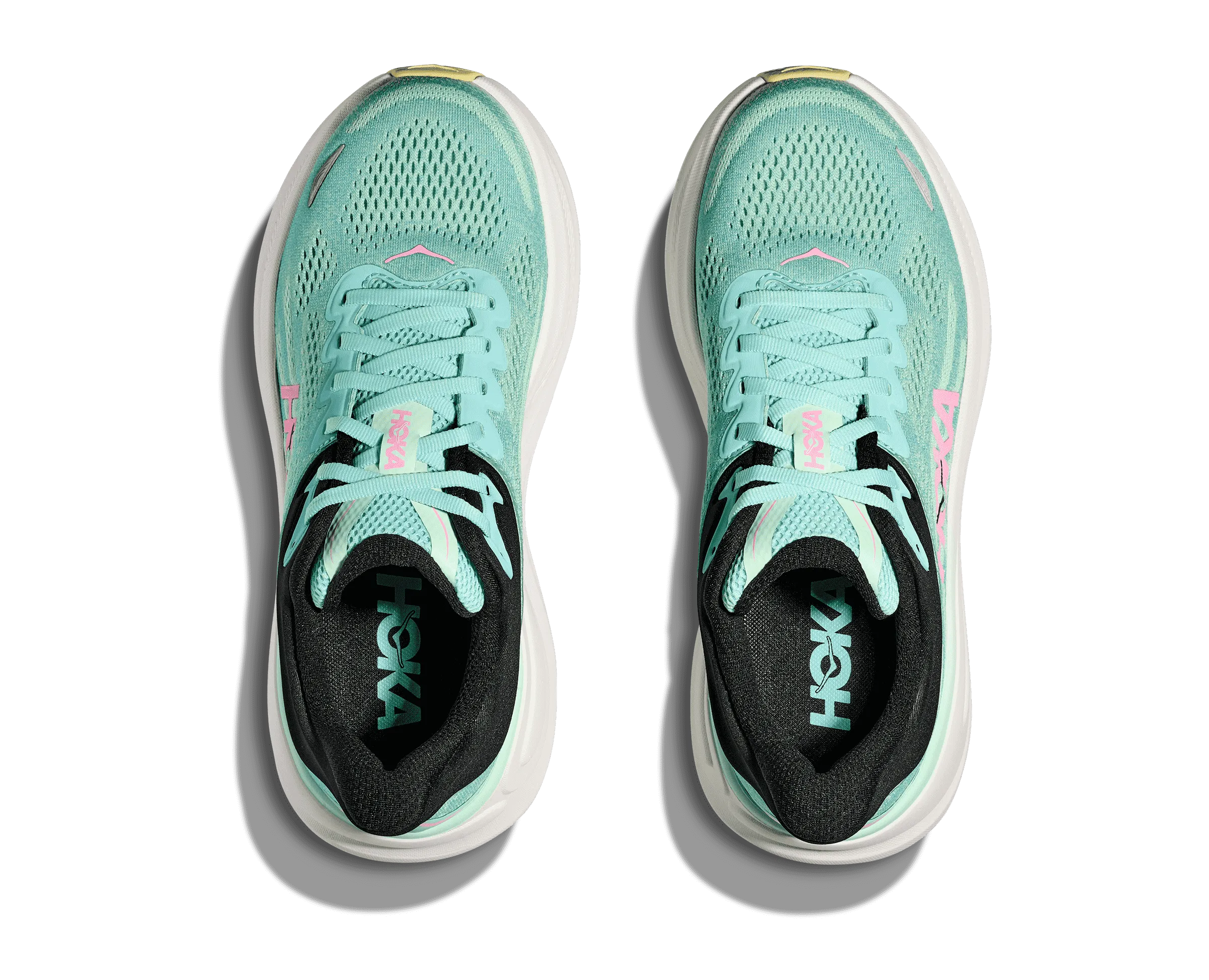 Narrow Fit HOKA ONE ONE BONDI 9 - AQUA BLUE