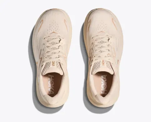spring fresh HOKA ONE ONE CLIFTON 10 - WIDE - VANILLA/BIRCH