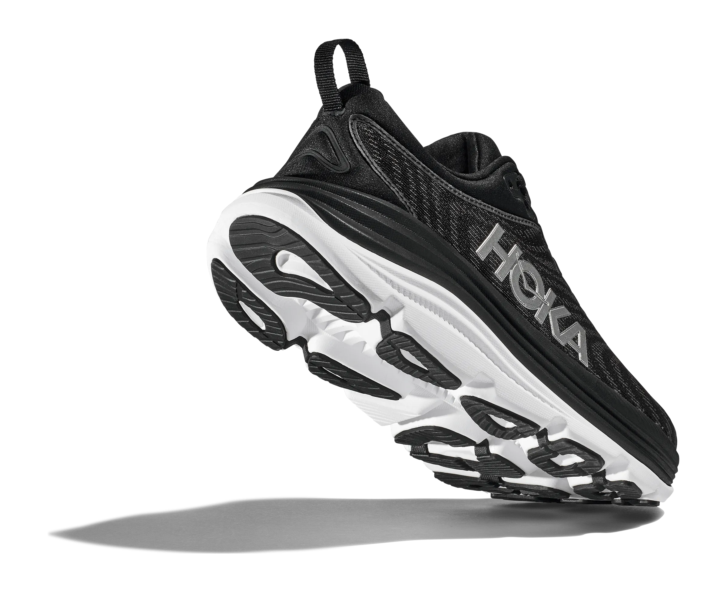 Vintage Mood Light Core HOKA ONE ONE GAVIOTA 5 - WIDE - BLACK & WHITE - 1134270BWHT