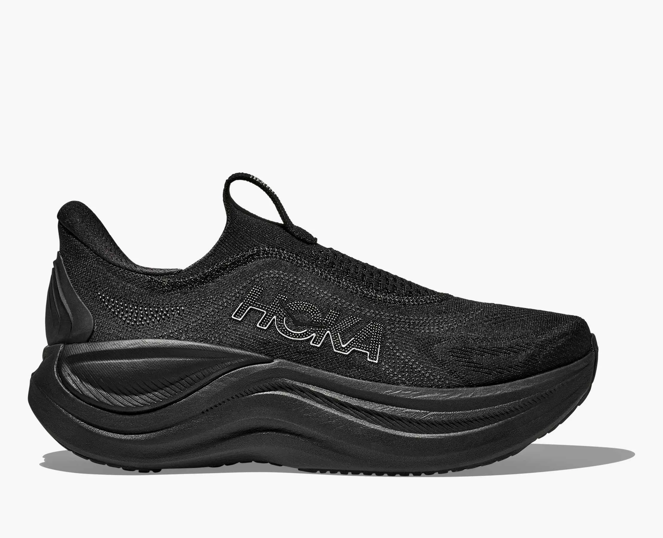 HOKA ONE ONE SKYWARD LACELESS - BLACK Indoor Cotton Touch