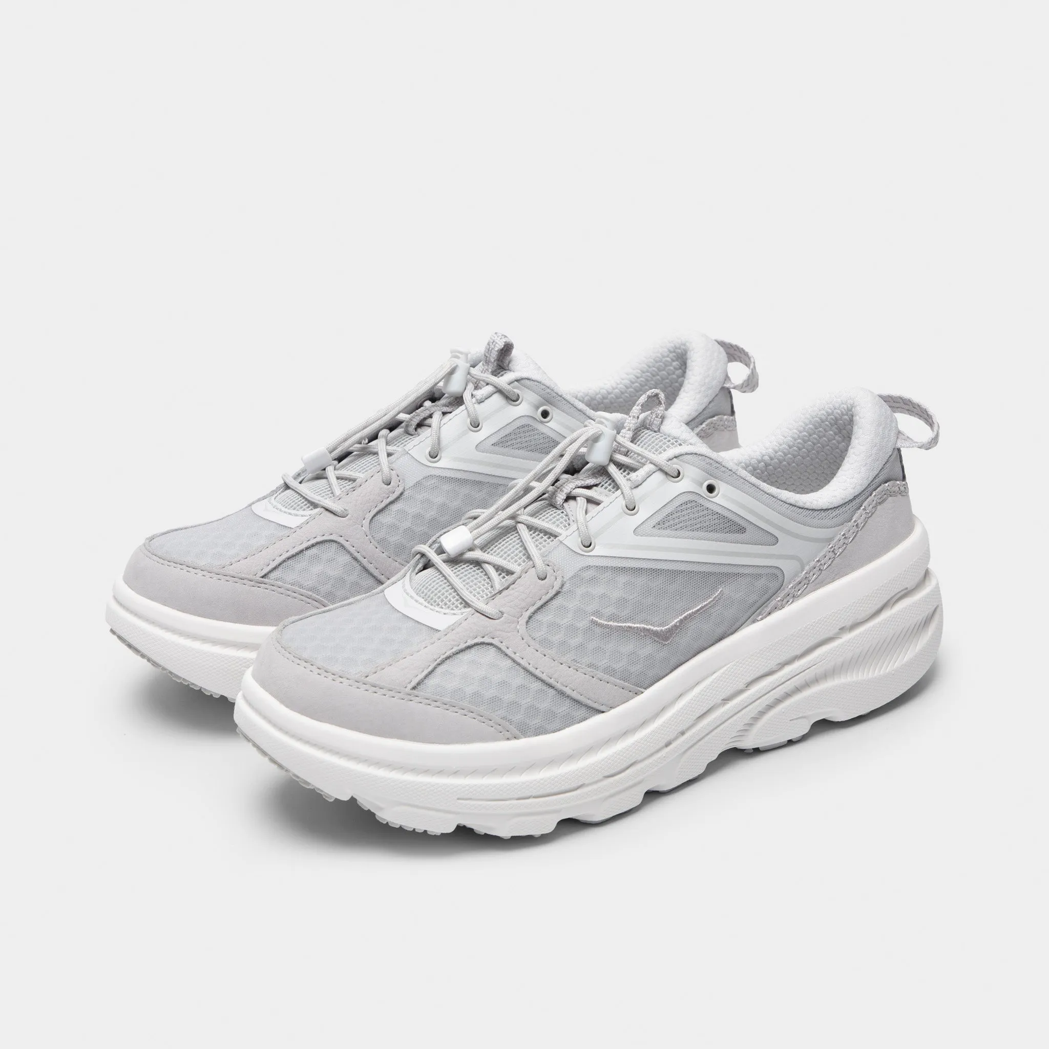 Hoka U Bondi B3LS Cosmic Grey / White Indoor Use