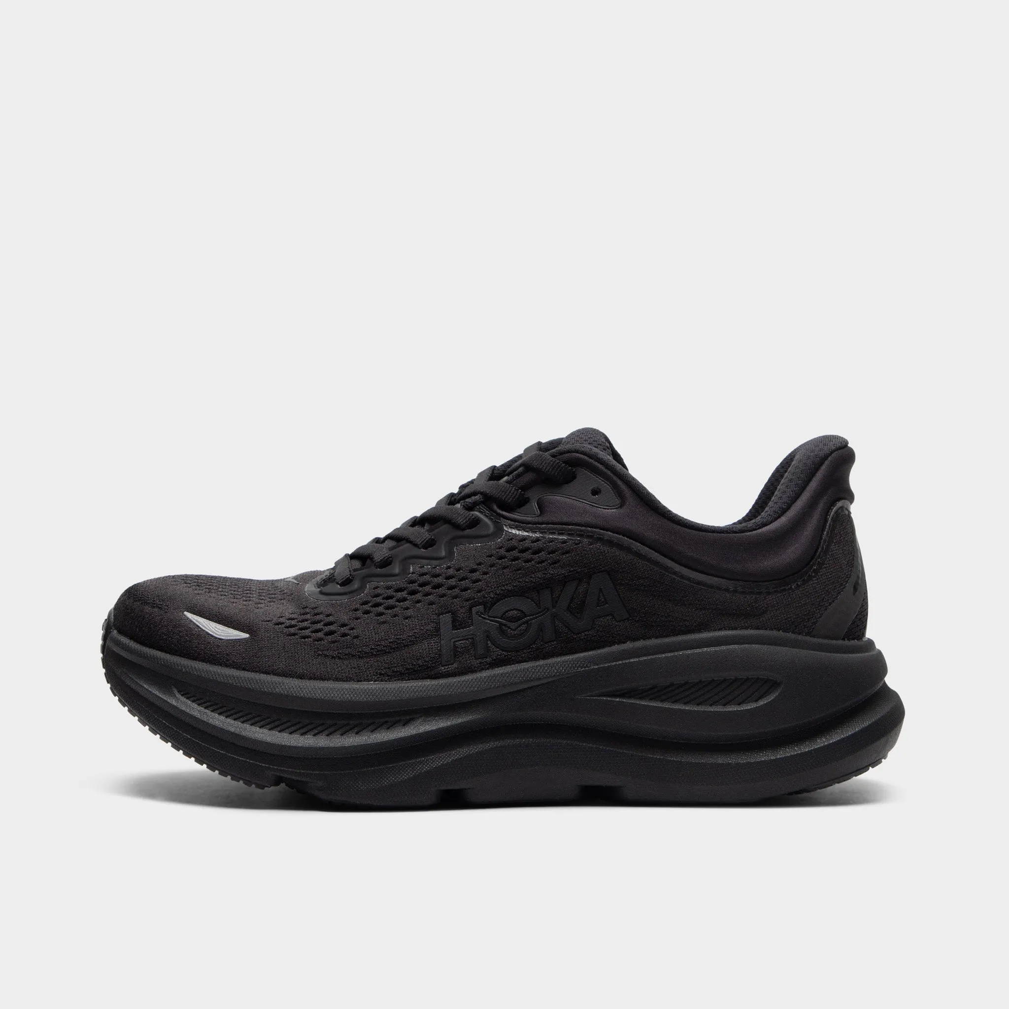 Low Effort Work Comfort Hoka Women's Bondi 9 Black / Black
