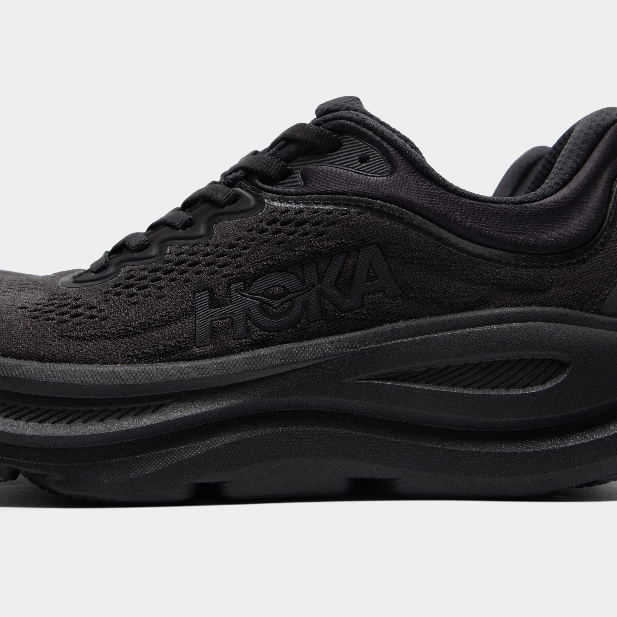 City Walk School Ready Hoka Women's Bondi 9 Black / Black