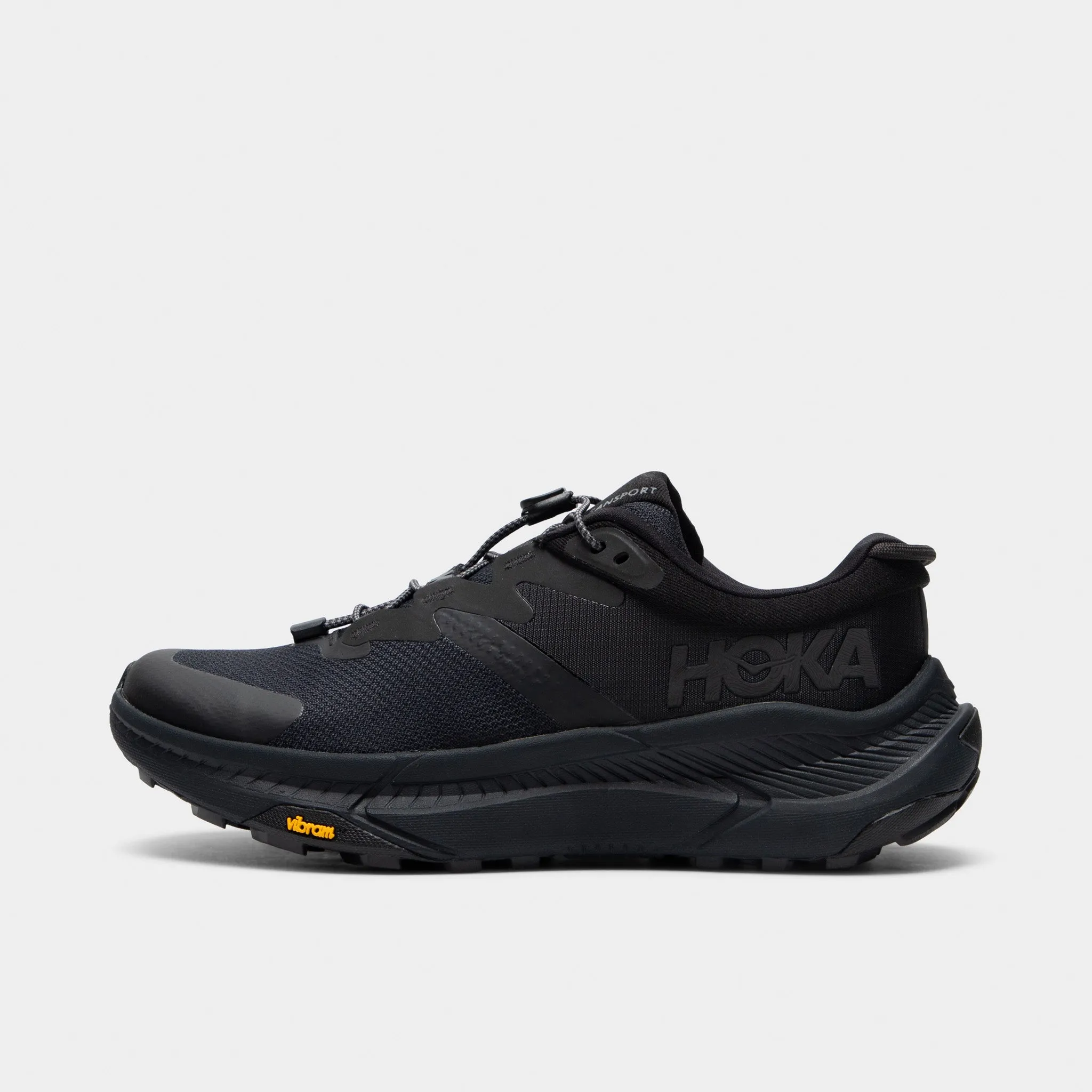Hoka Women's Transport Black / Black Neutral Frame Classic Appeal