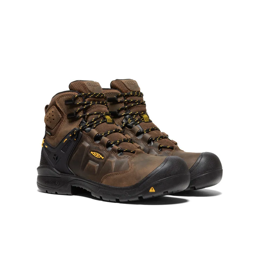 baseball players Men's Dover 6" Waterproof (Carbon Toe)  |  Dark Earth/Black