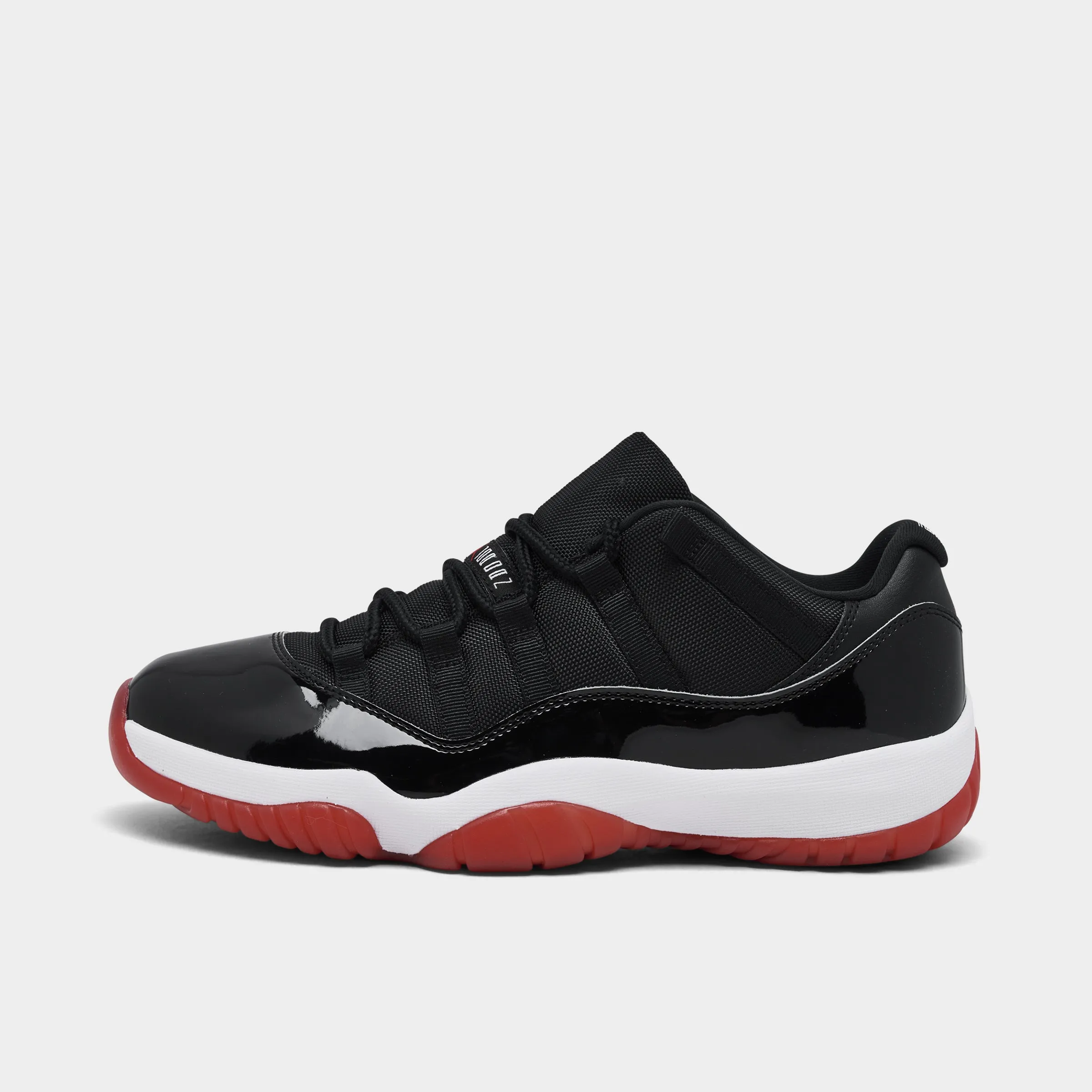 Durable Stitching Responsive Bounce Pro Jordan 11 Retro Low Black / Varsity Red - White