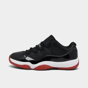 Durable Stitching Responsive Bounce Pro Jordan 11 Retro Low Black / Varsity Red - White