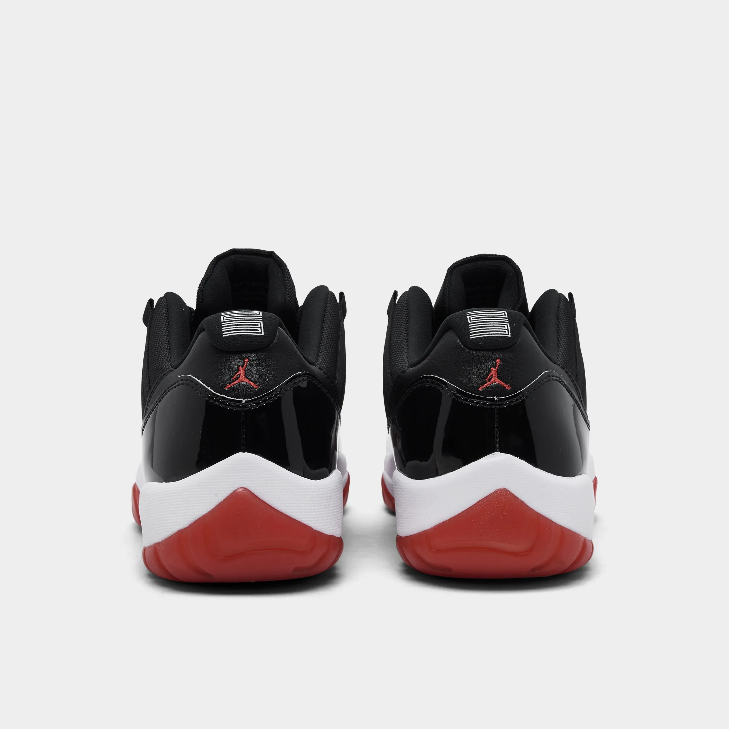 Jordan 11 Retro Low Black / Varsity Red - White Impact Diffusion Plate Ultra Responsive Cushion