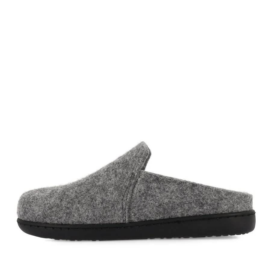 Cozy Slip Shoes Comfort Fit HOOPS - DARK GREY
