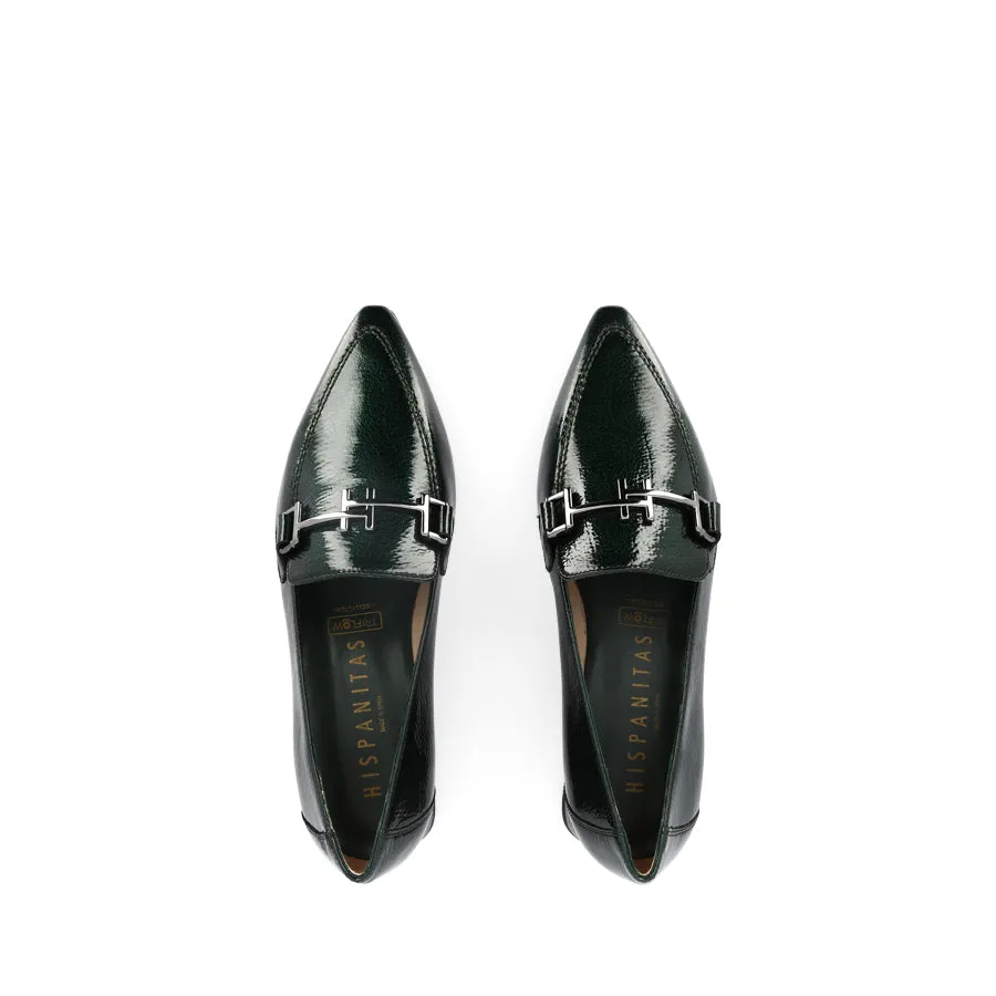 Orthopedic Comfort HOPE - FOREST PATENT LEATHER