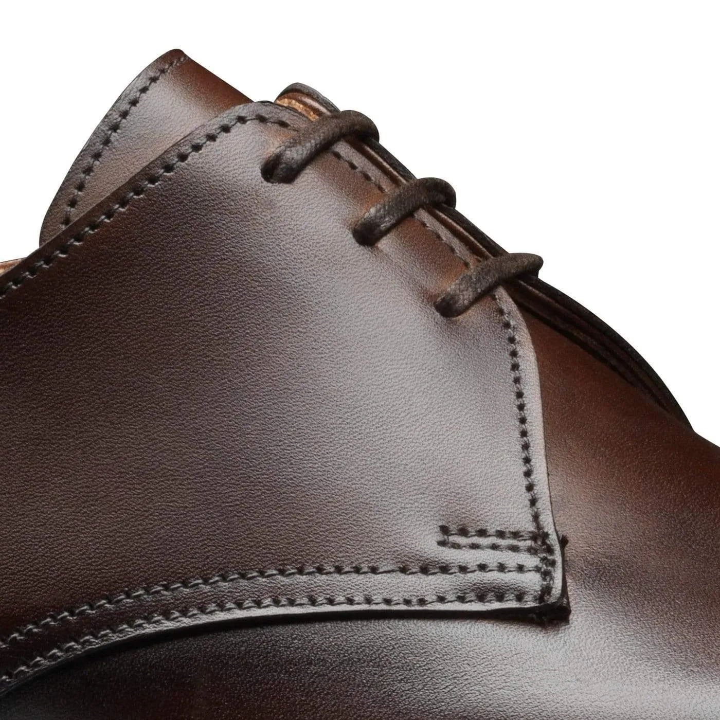 Classic Look Toe Strong Hoxton Dark Brown Burnished Calf