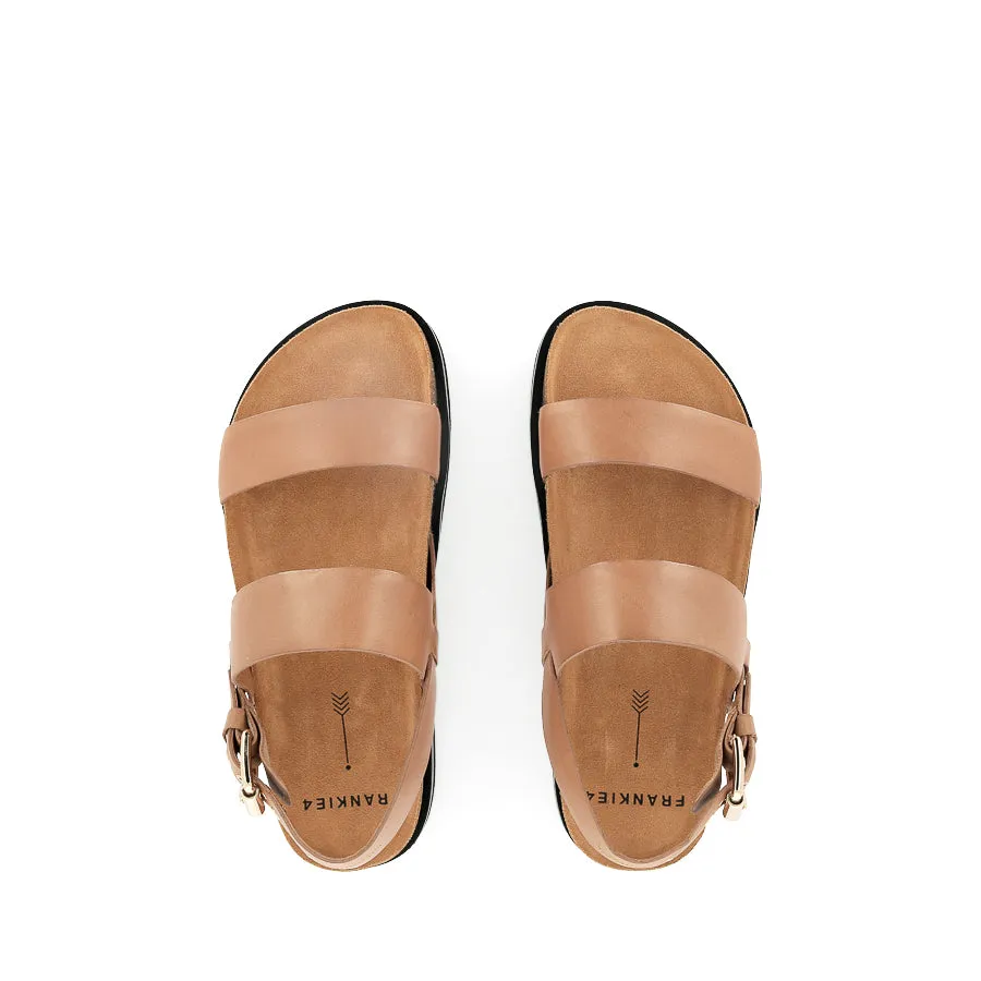 HUNTER - CAMEL LEATHER Orthopedic Design Casual Appeal