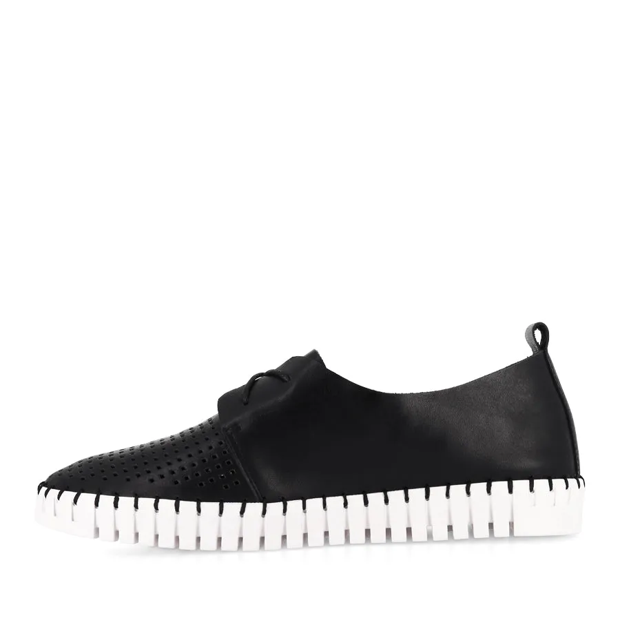 HUSTON - BLACK LEATHER Comfort Panel