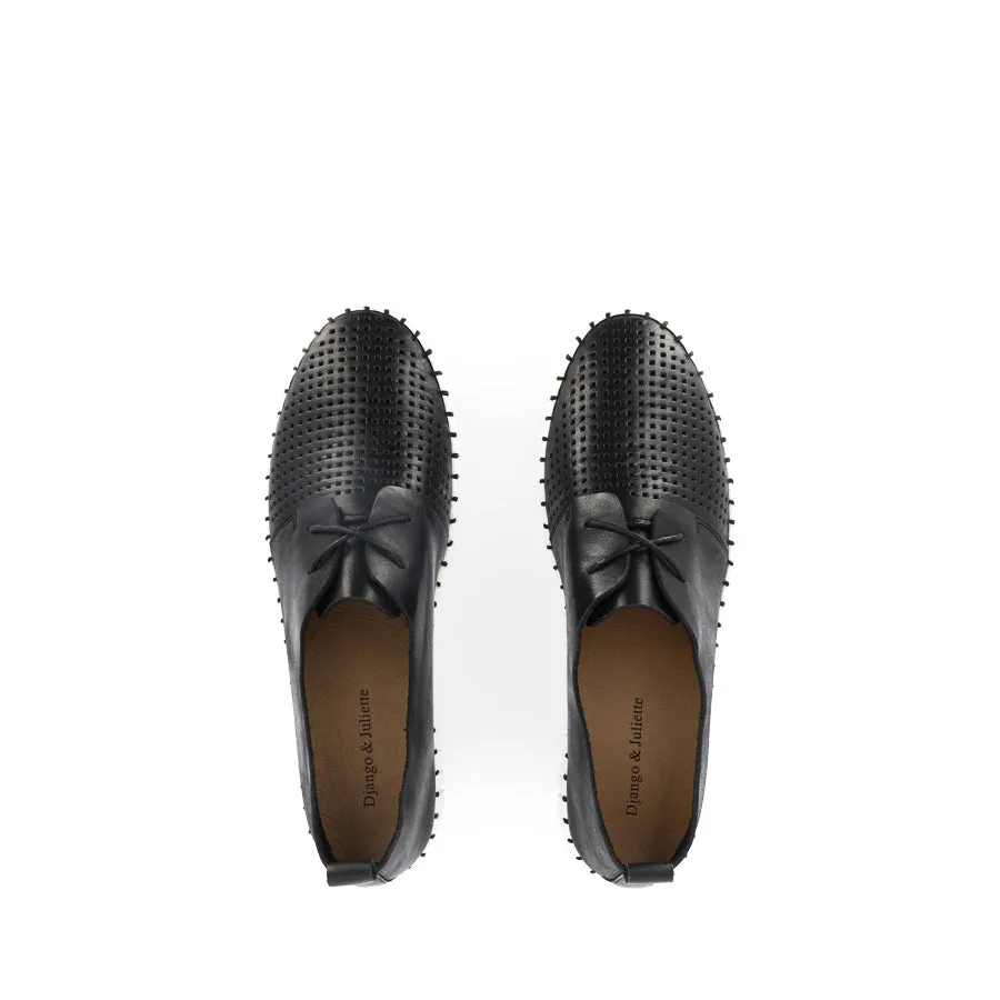 HUSTON - BLACK LEATHER Trend-setting