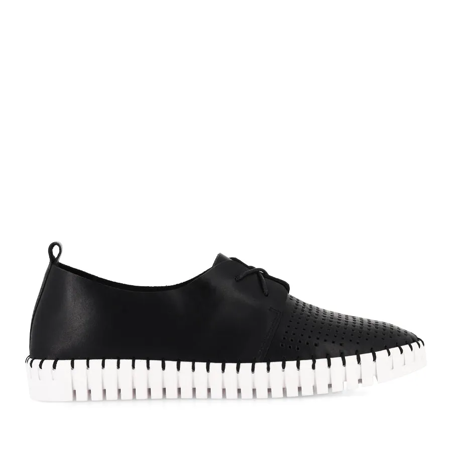 Performance Daily HUSTON - BLACK LEATHER