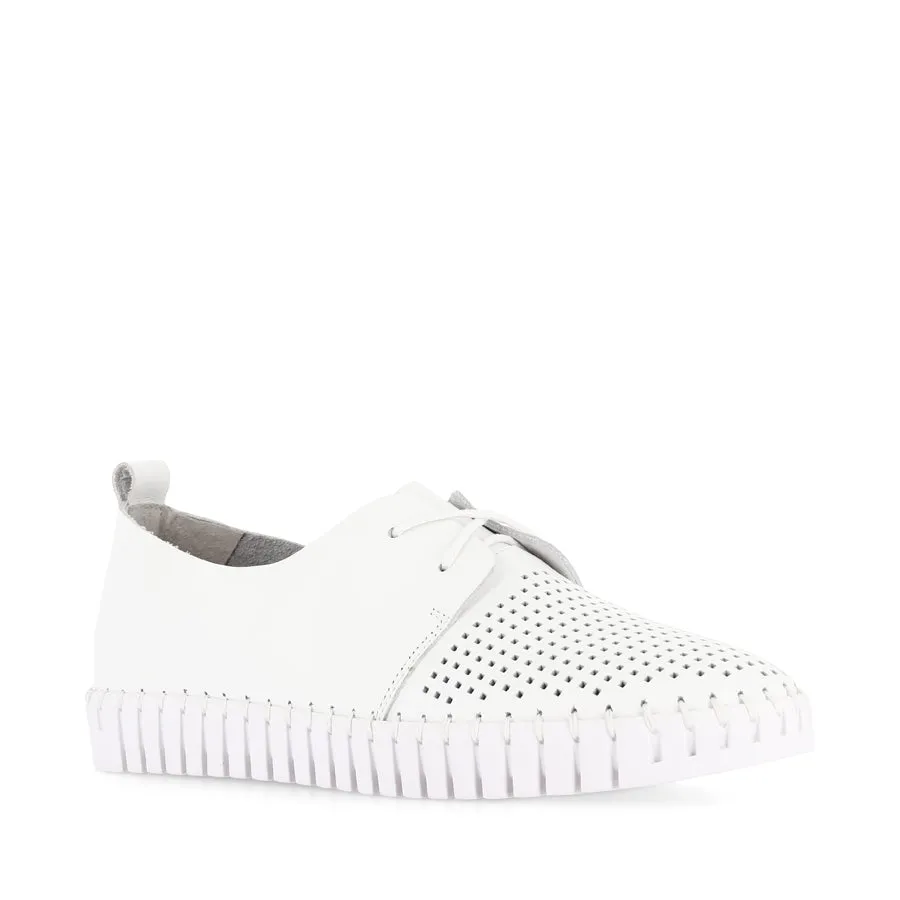 HUSTON - WHITE LEATHER Breathable Form