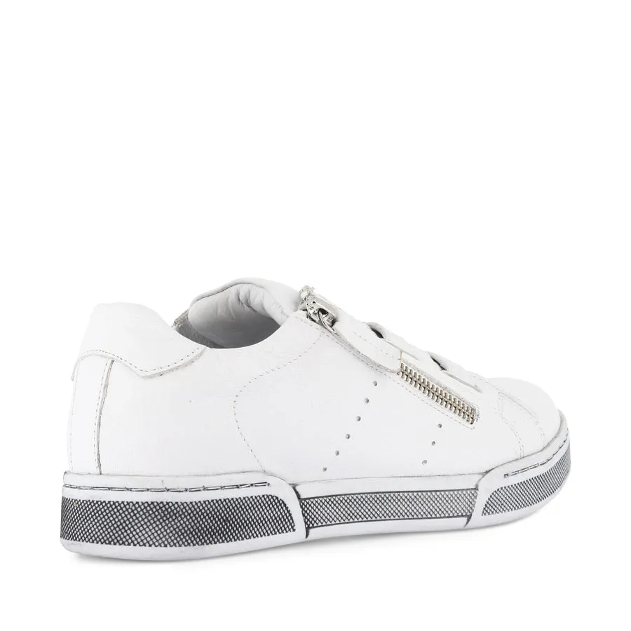 TALEA - WHITE LEATHER High Top Support