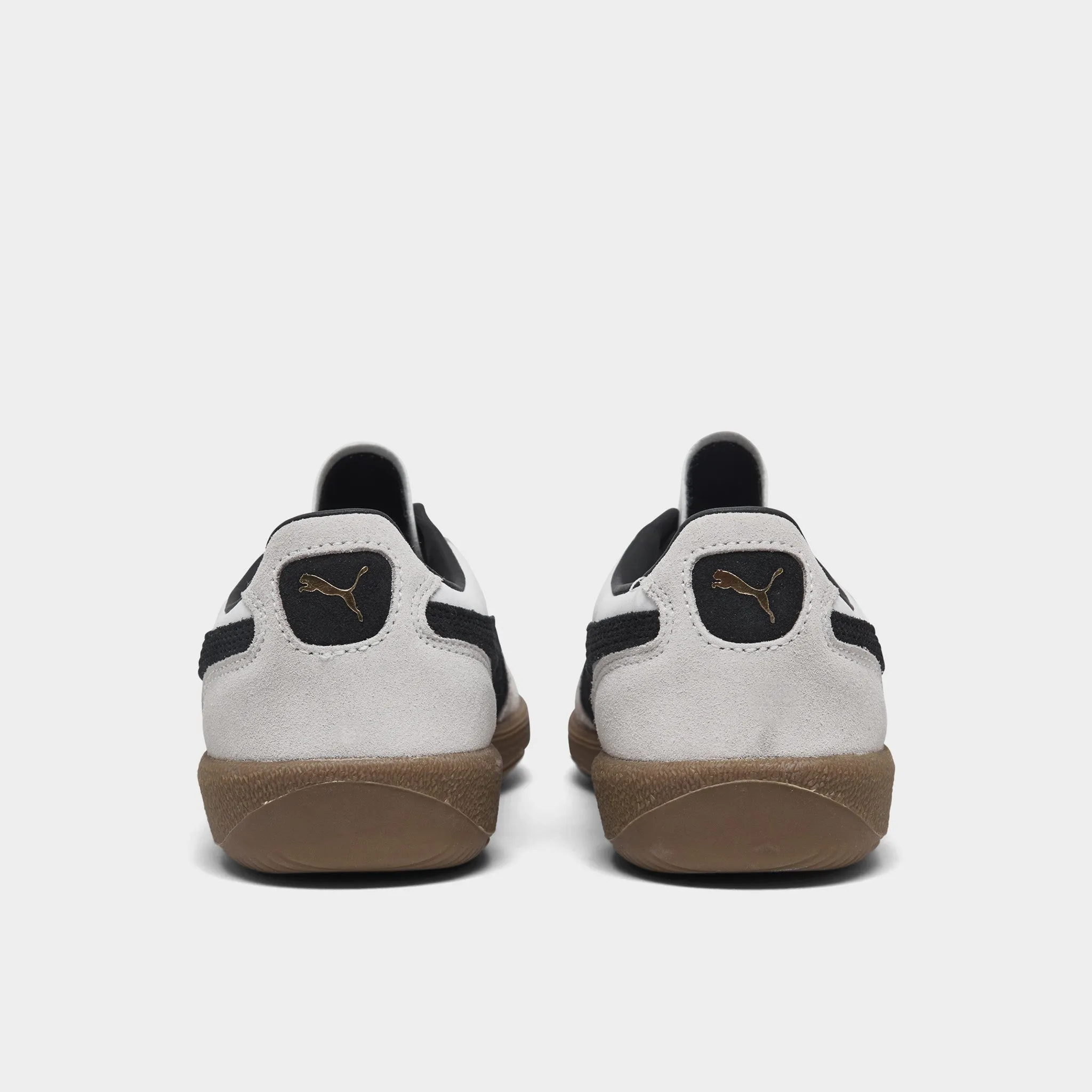 PUMA Women's Palermo Leather White / Vapor Grey - Gum All-Weather Comfort
