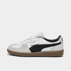 PUMA Women's Palermo Leather White / Vapor Grey - Gum Bare Footfeel Maximum Cushioning