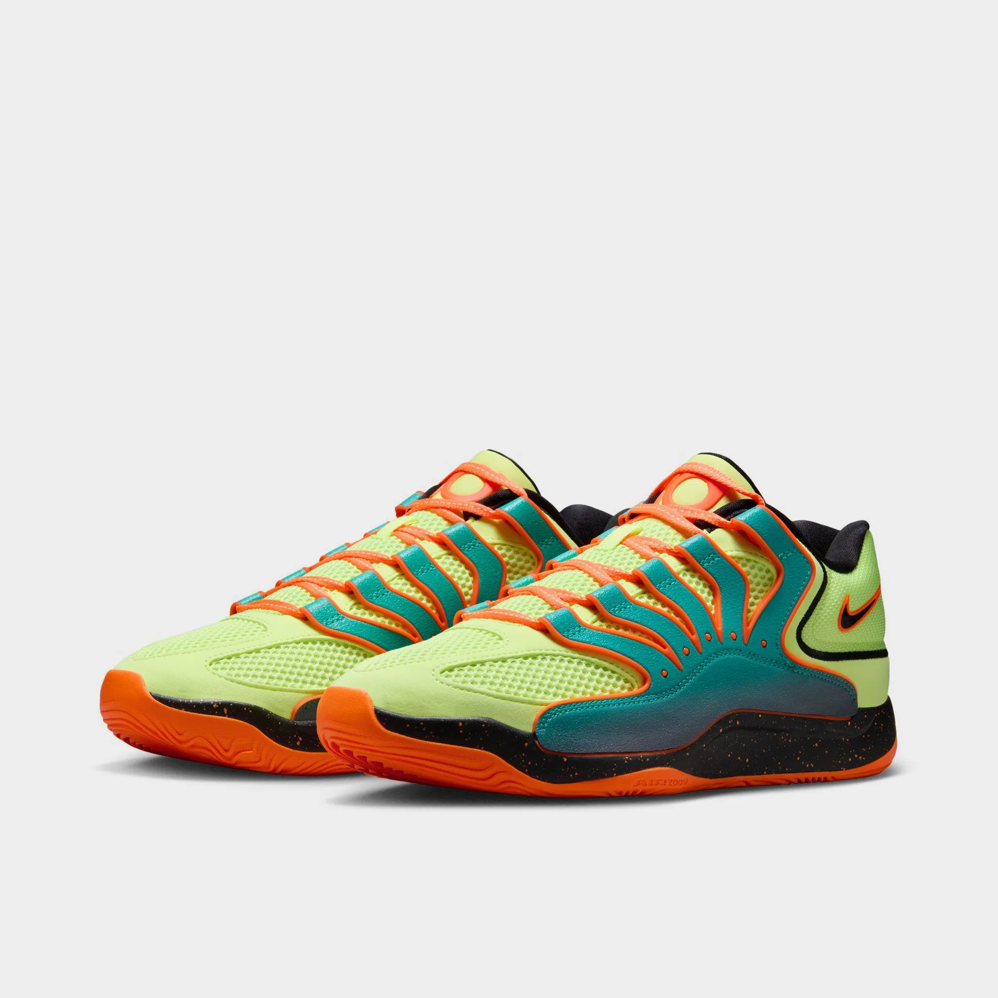 Water Resistant Weave Weekend Routine Nike KD18 Clear Jade / Black - Liquid Lime