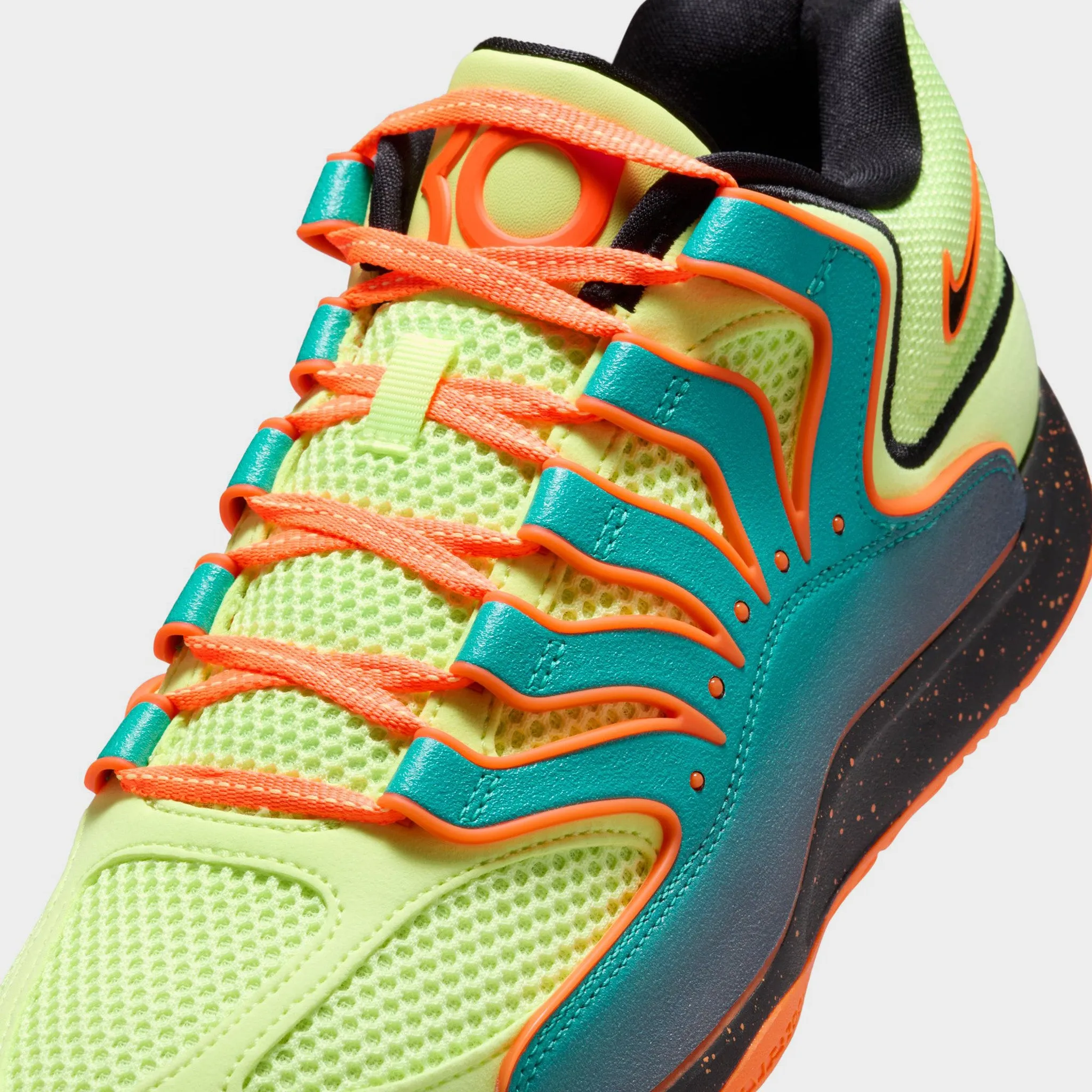 Nike KD18 Clear Jade / Black - Liquid Lime Anti Slip Tread
