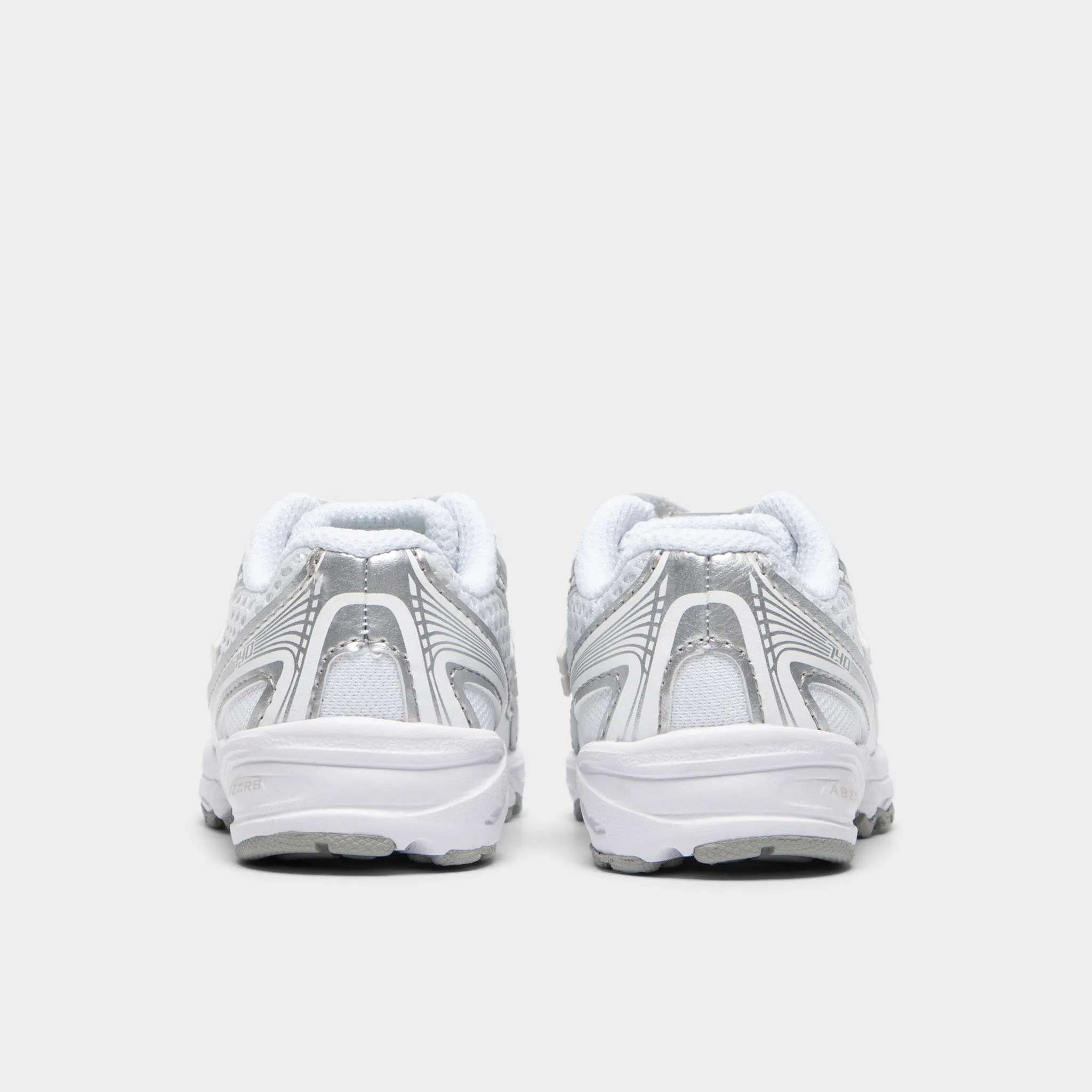 Playground Ready New Balance Infants' 740 White / Silver Metallic